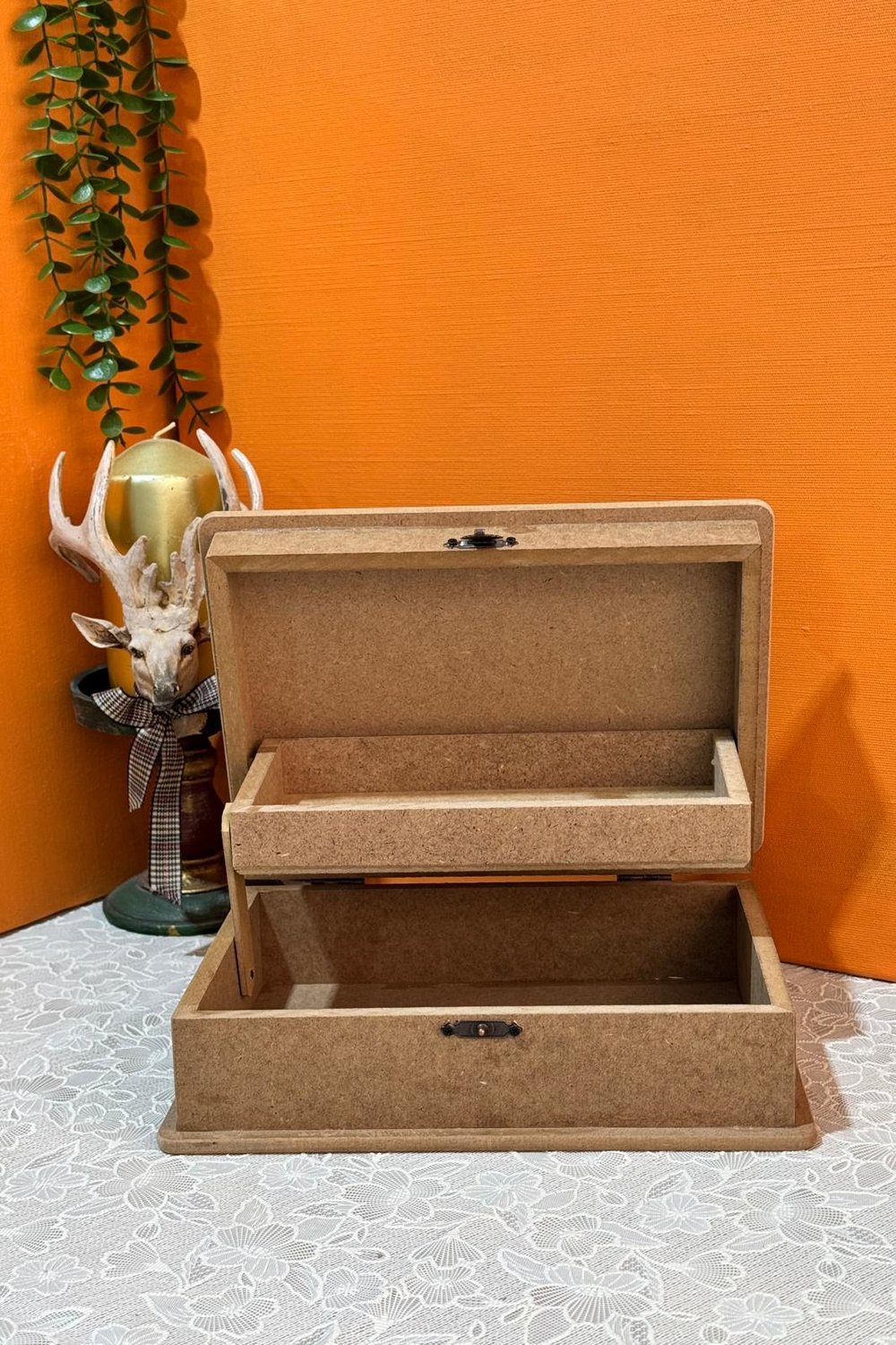 ASANSÖRLÜ DİKİŞ VE TAKI KUTUSU 28 X20 X8.5 CM