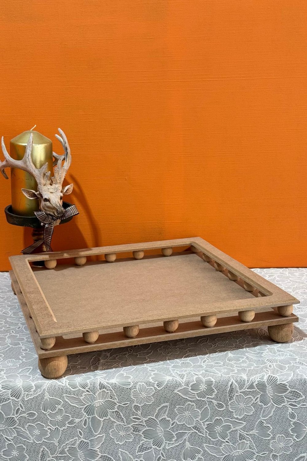 BONCUKLU KARE TEPSİ 33 cm X 33 cm