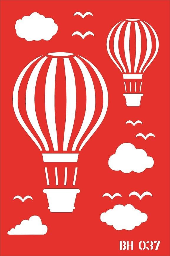 Bostancı Hobi Stencil BH037  20X30