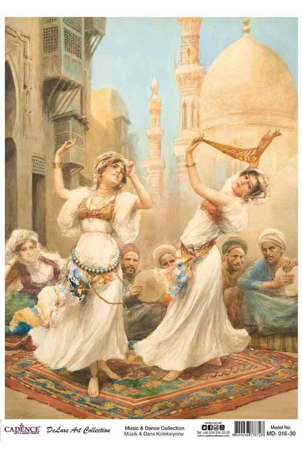 CADENCE Deluxe Art Pirinç Dekopaj Model MD-016 (30x42)