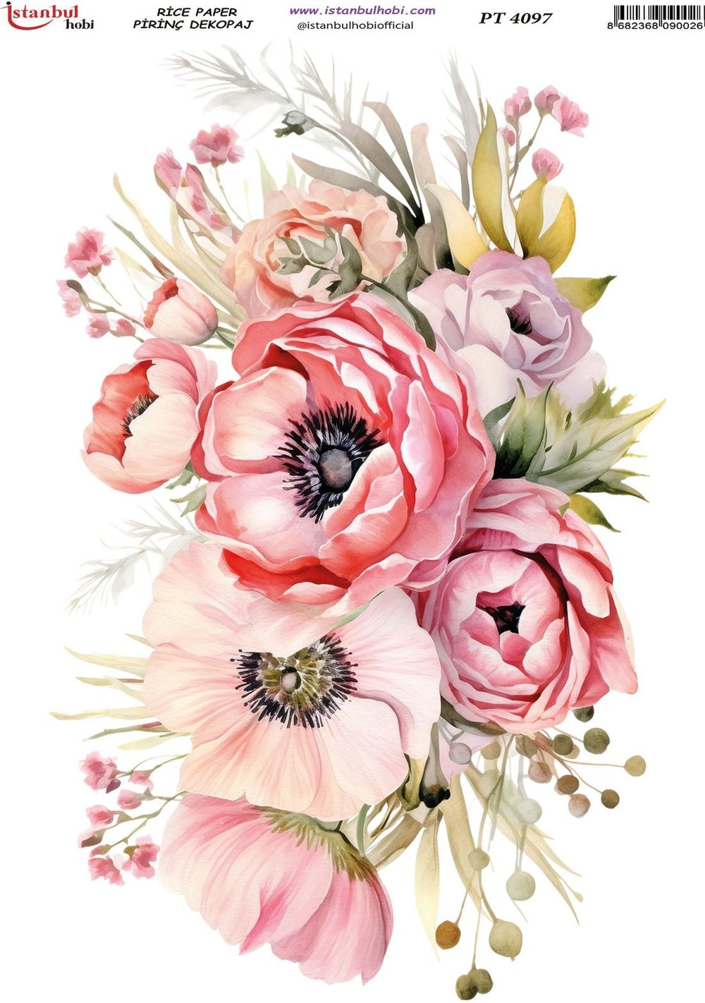 iSTANBUL HOBİ PİRİNÇ DEKOPAJ PT4097