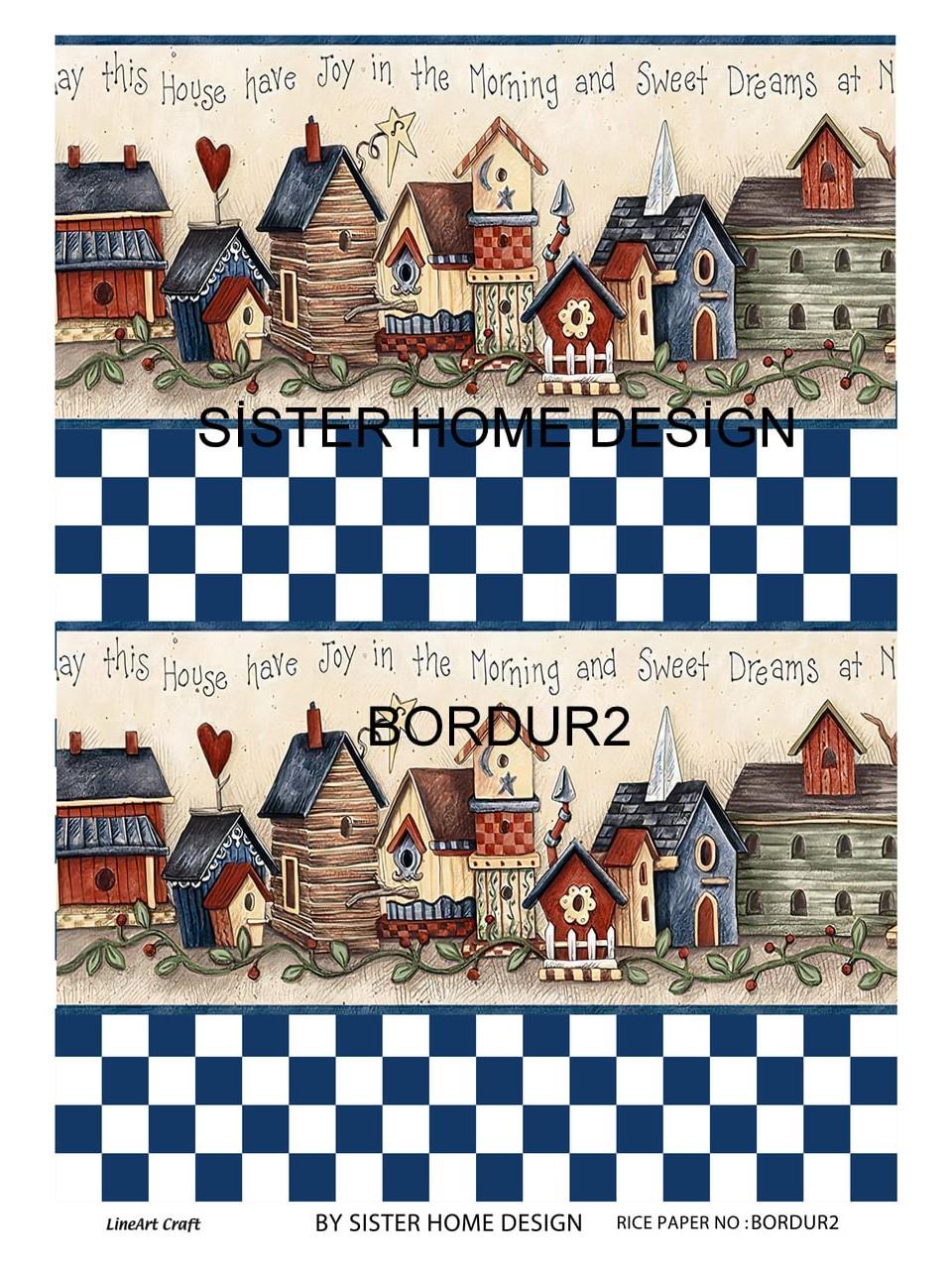 Lineart BORDUR2 Pirinç Dekopaj Kağıdı