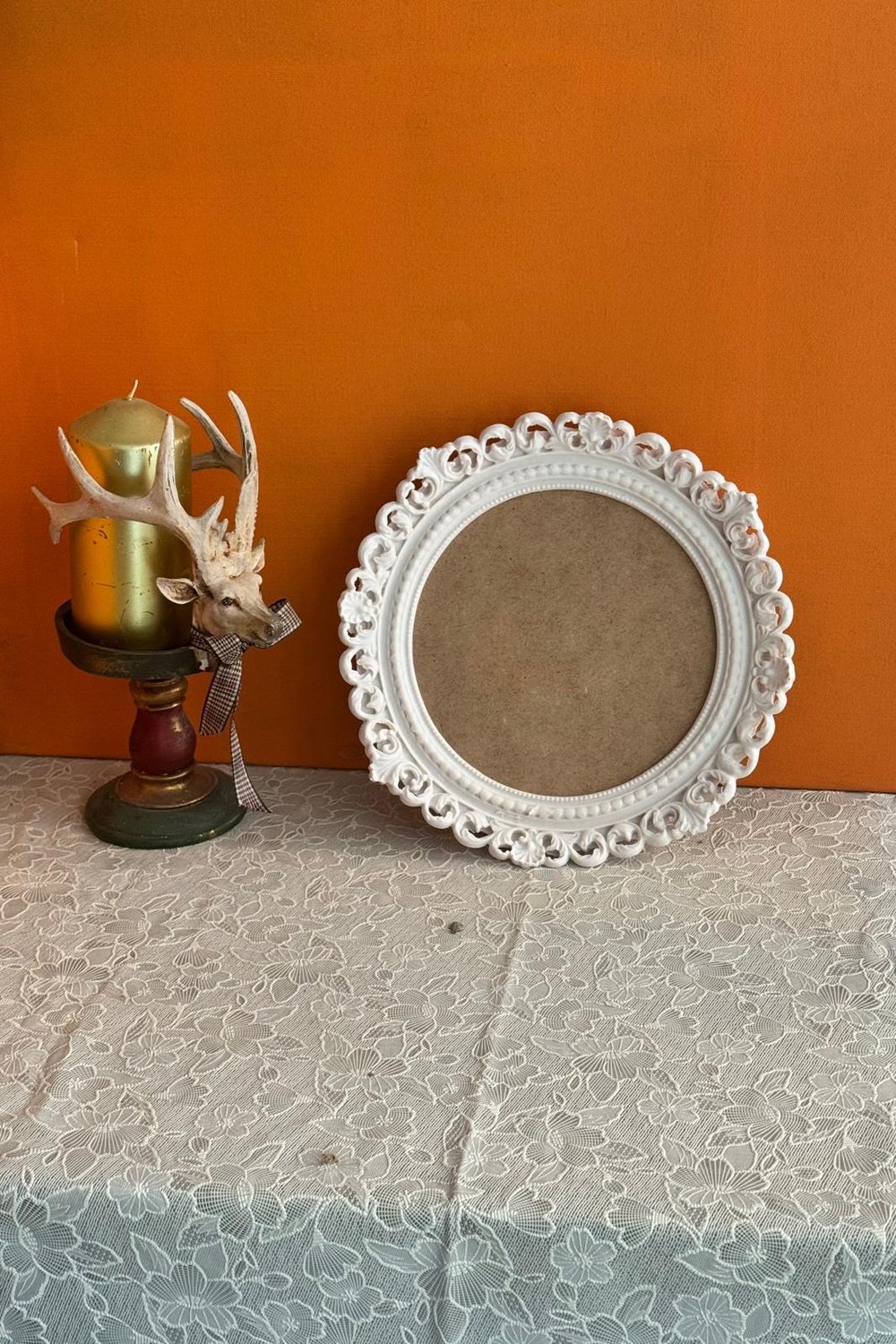 POLYESTER ÇERÇEVELİ YUVARLAK TEPSİ 27 cm