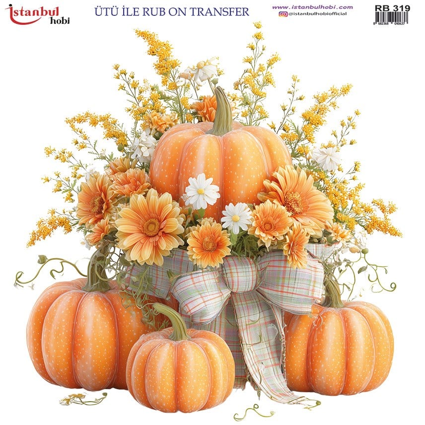 ÜTÜ İLE RUB ON  TRANSFER RB 319  30 X 30 cm