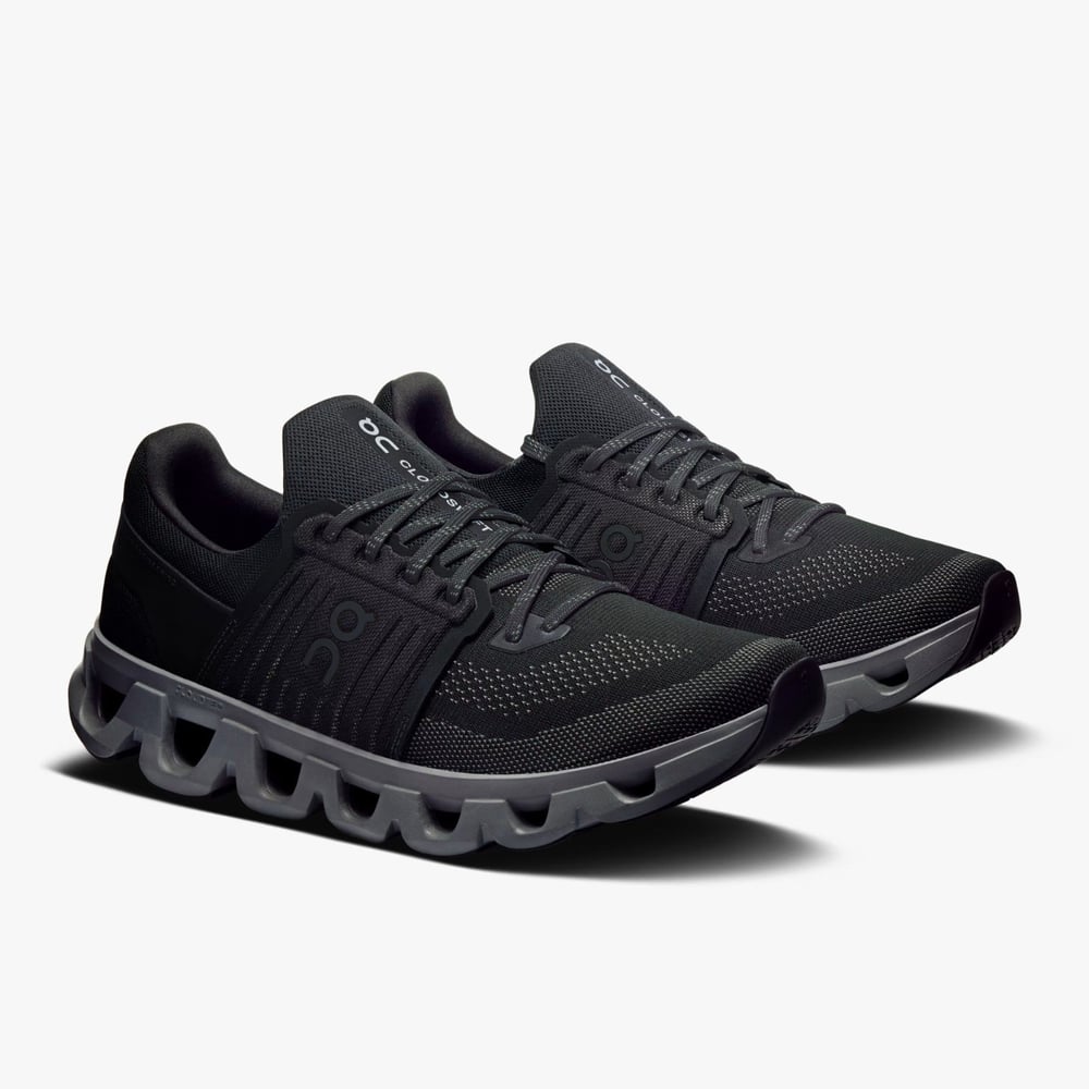 ON - CLOUDSWIFT 4 AD M BLACK / ROCK 