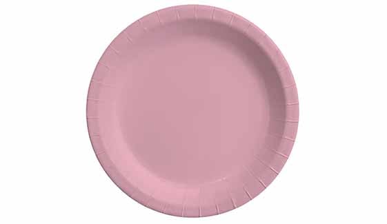 Pembe Karton Tabak 23 cm 8 li Paket