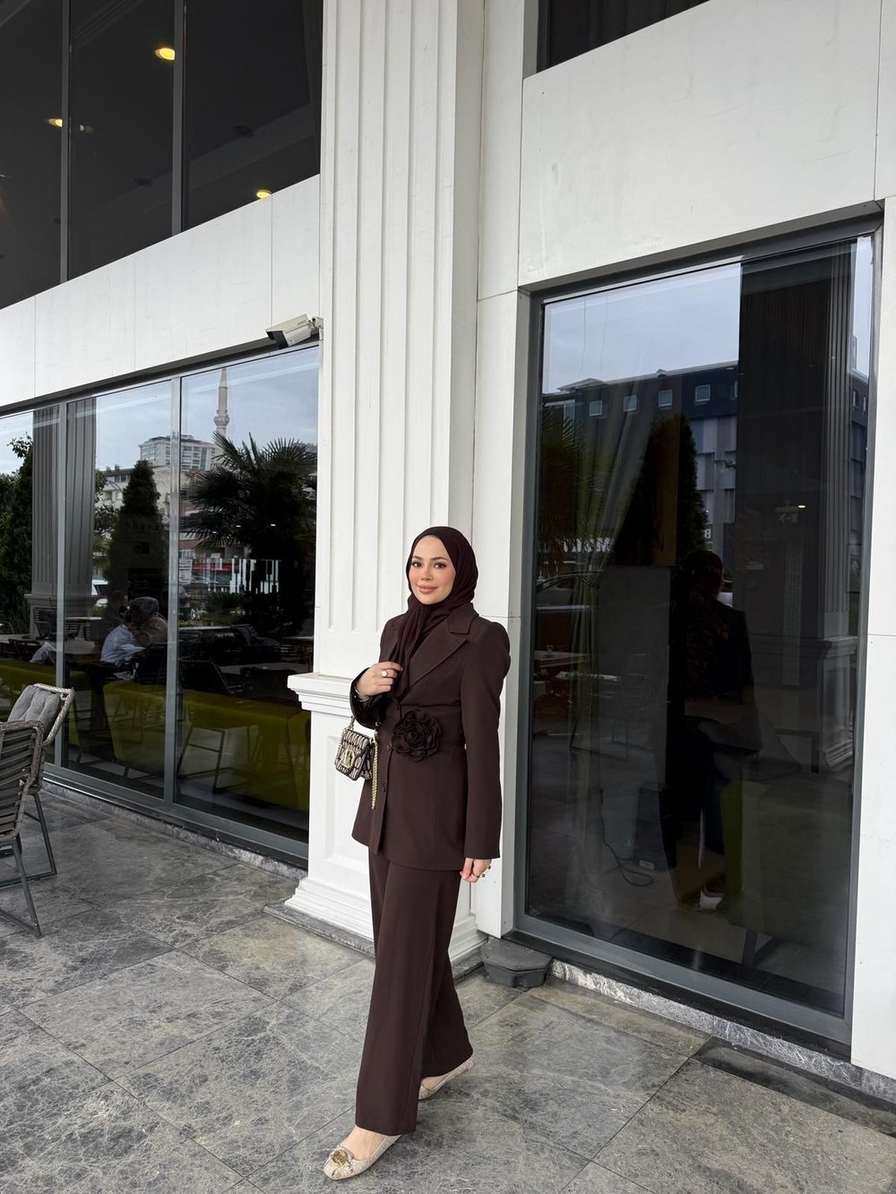 Alara takım kahverengi