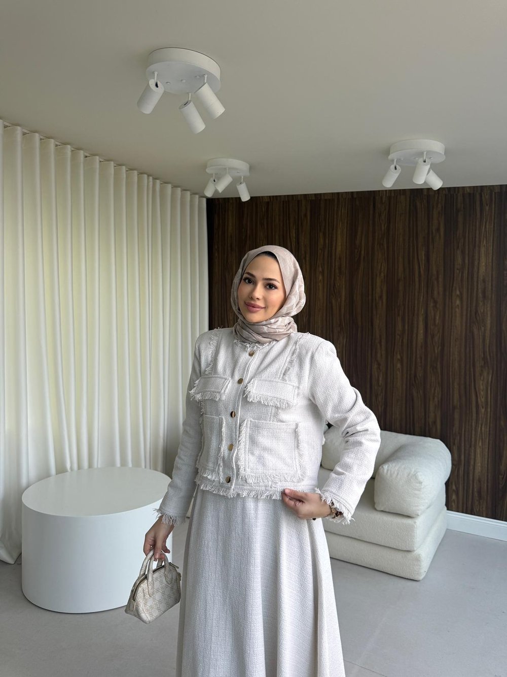 Chanel Takım Ekru