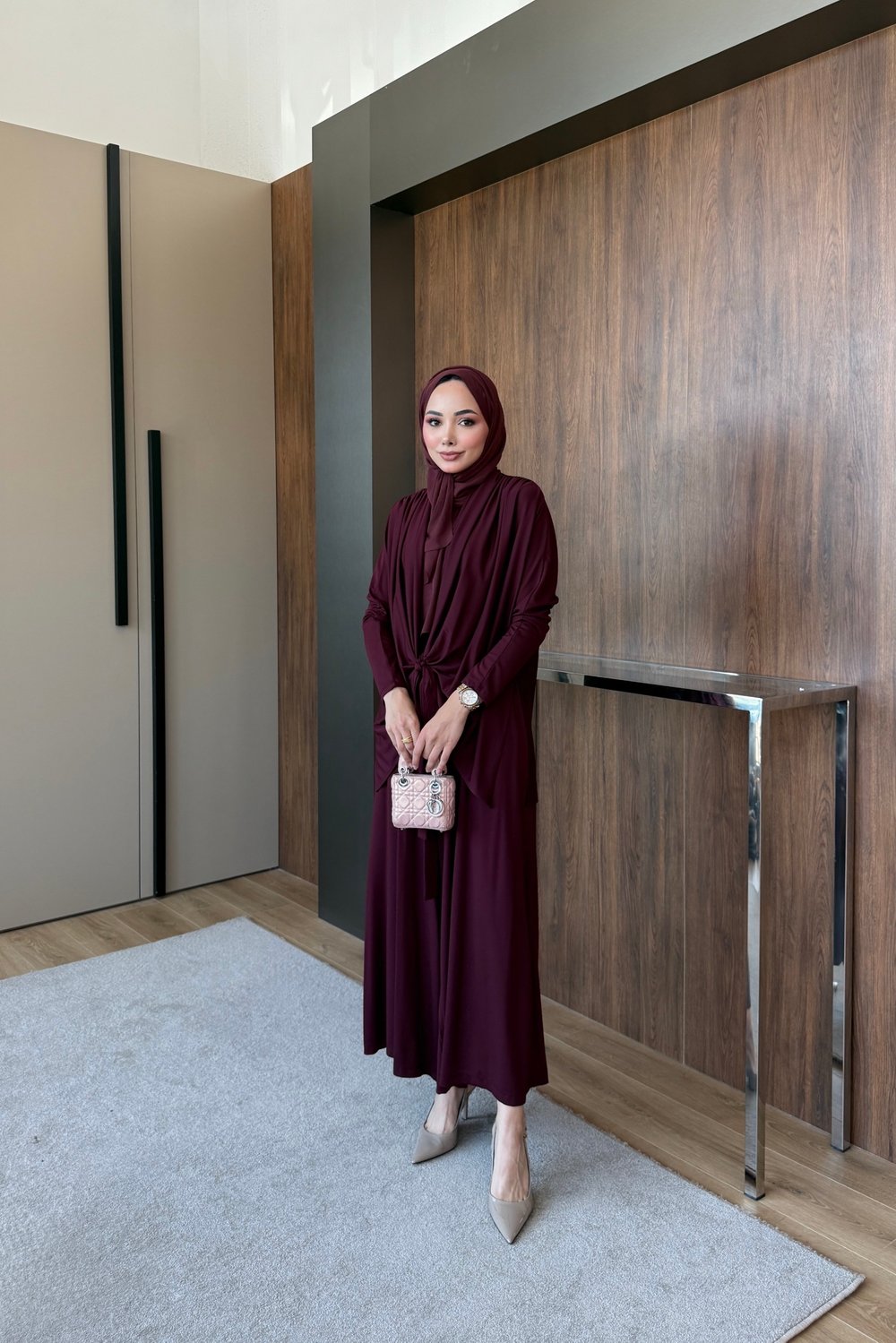 Gülcan Pantolonlu Takım bordo