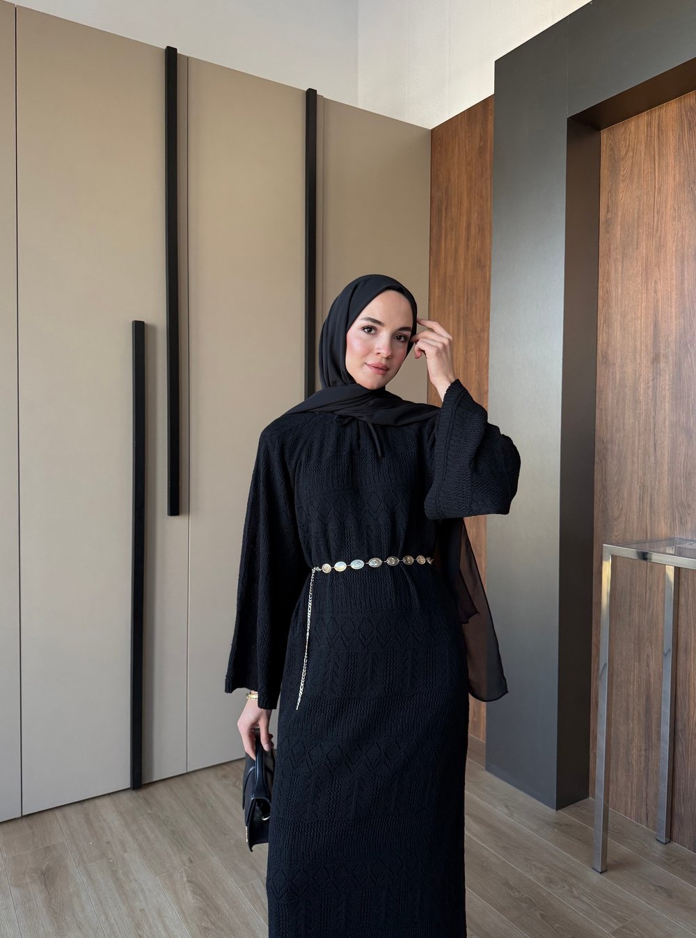 Serenay Elbise Siyah 
