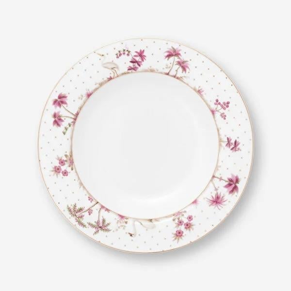 Beyaz Porselen Çukur Tabak 21,5 Cm Jolie Collection by Pip Studio