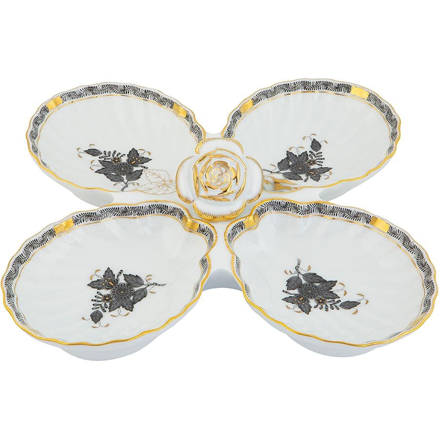 Bölmeli 4 Lü Servis