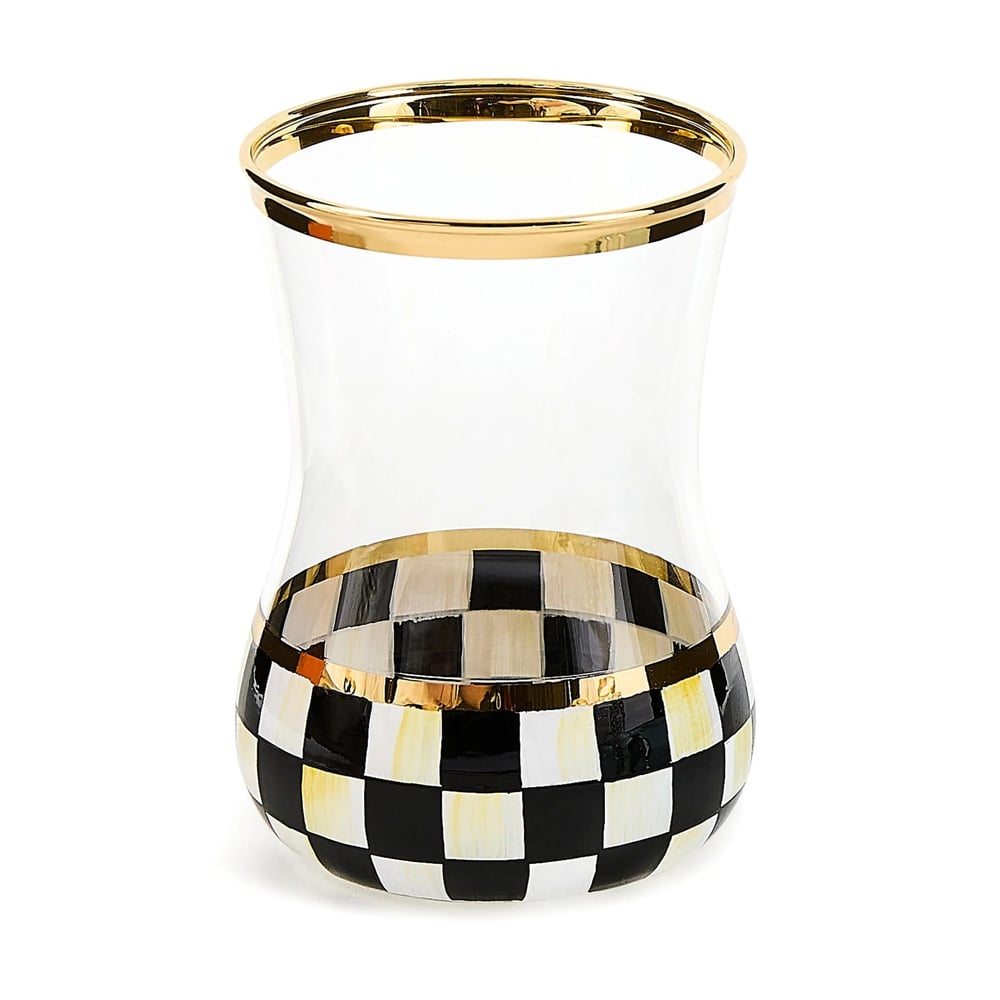 Courtly Check Tea Glass
