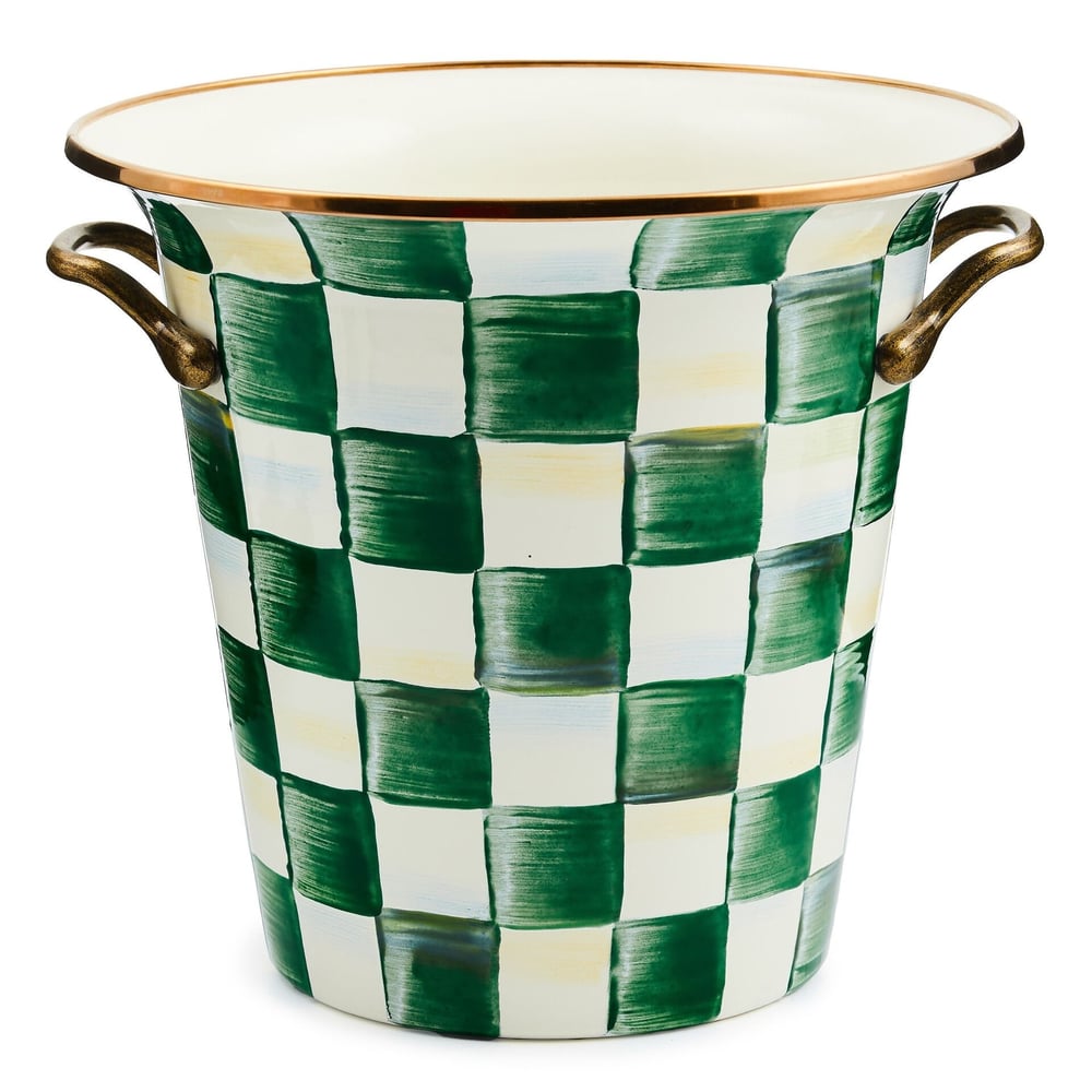 Emerald Check Wine Cooler