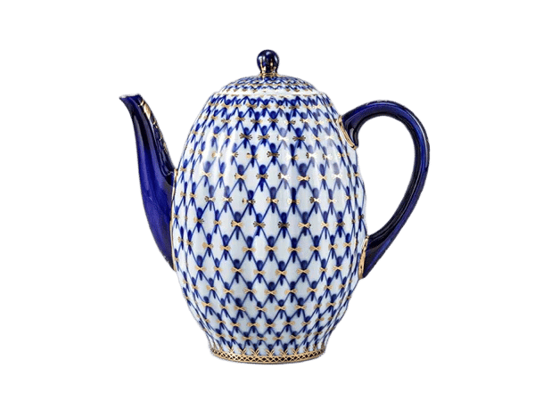 Kahve Potu 1200 ml Lale Form Cobalt Net
