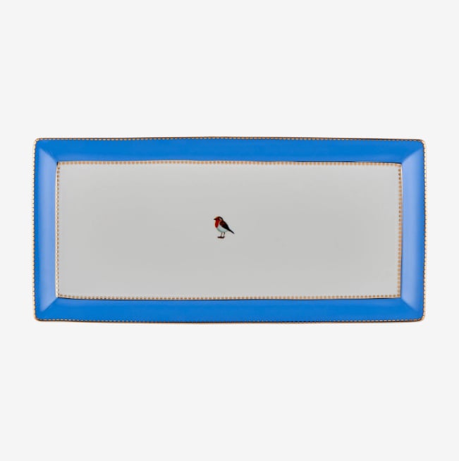 Mavi Servis Tabaği 33.3x15.5cm