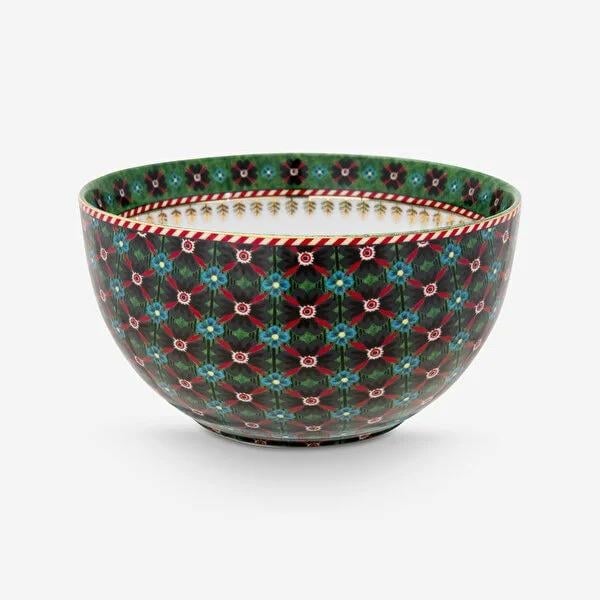Yeşil Porselen Kase 12 Cm Berry Blues Collection by Pip Studio