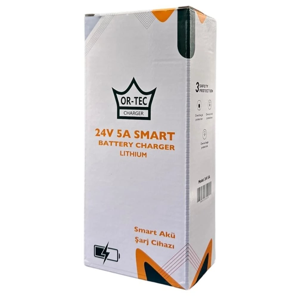 ORTEC 24V 5AH LİTYUM AKÜ ŞARJ ALETİ 
