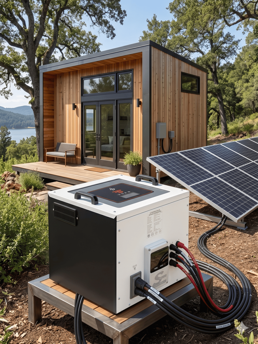SG-11 11000 watt 48v 280 Ah On İki Panelli Solar  Sistem