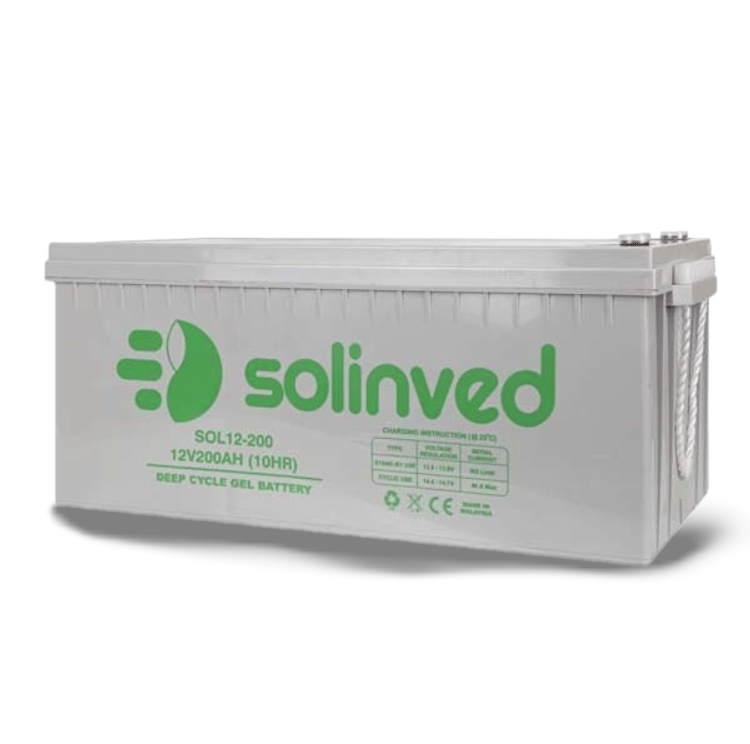 SOLİNVED 12V 200AH JEL AKÜ