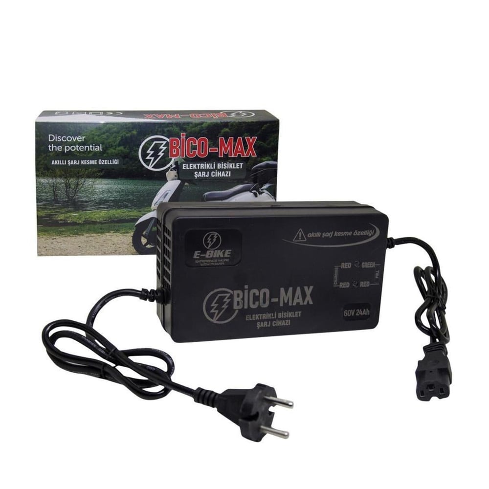 Spower Bicomax 60V Akü Bisiklet Sarj Cihazı