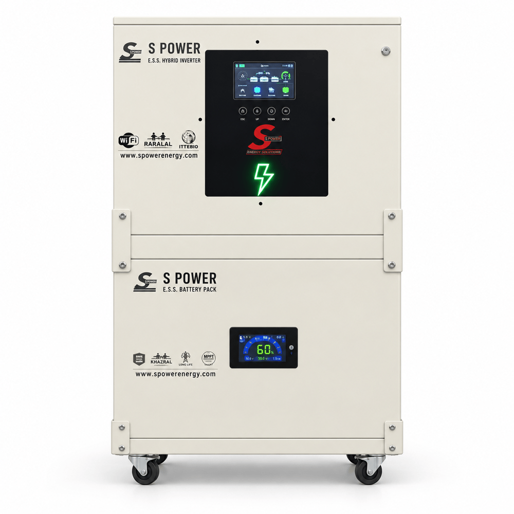 Spower ESS 11 Max  Güneş Enerji Depolama Seti 15Kw Akülü