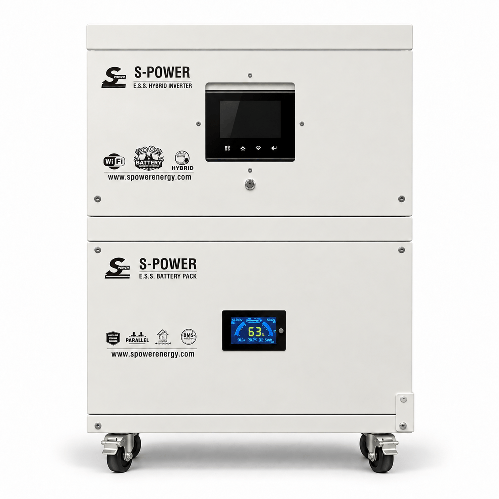 Spower ESS 5.6 Medium Güneş Enerji Depolama Seti 5Kw Akülü