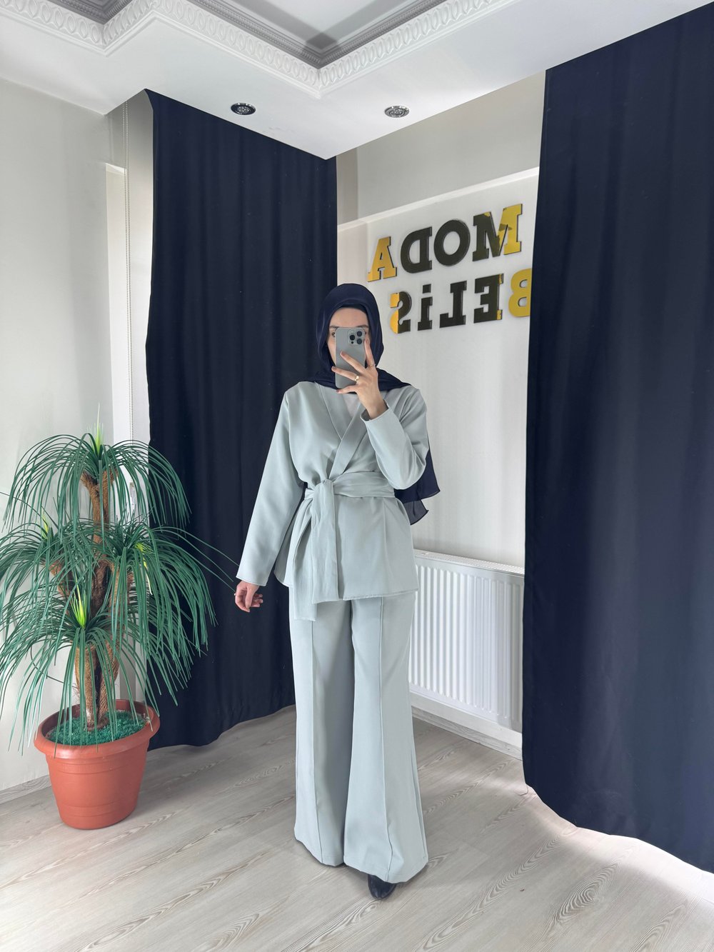 Mimoza Takım - Mint Yeşili
