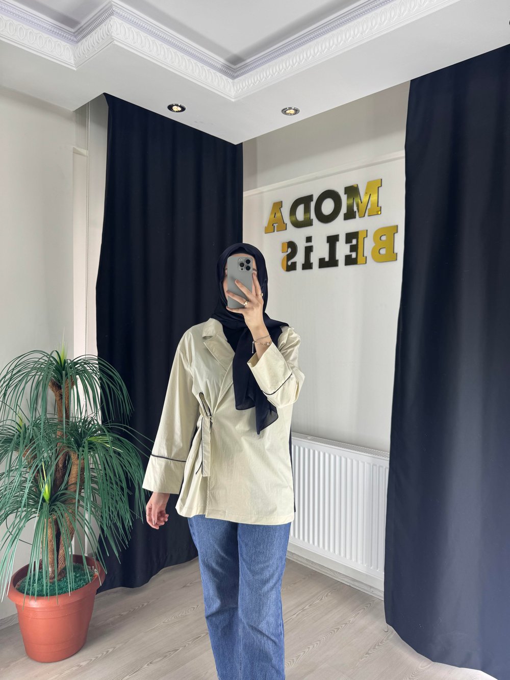 Rüya Gömlek - Krem