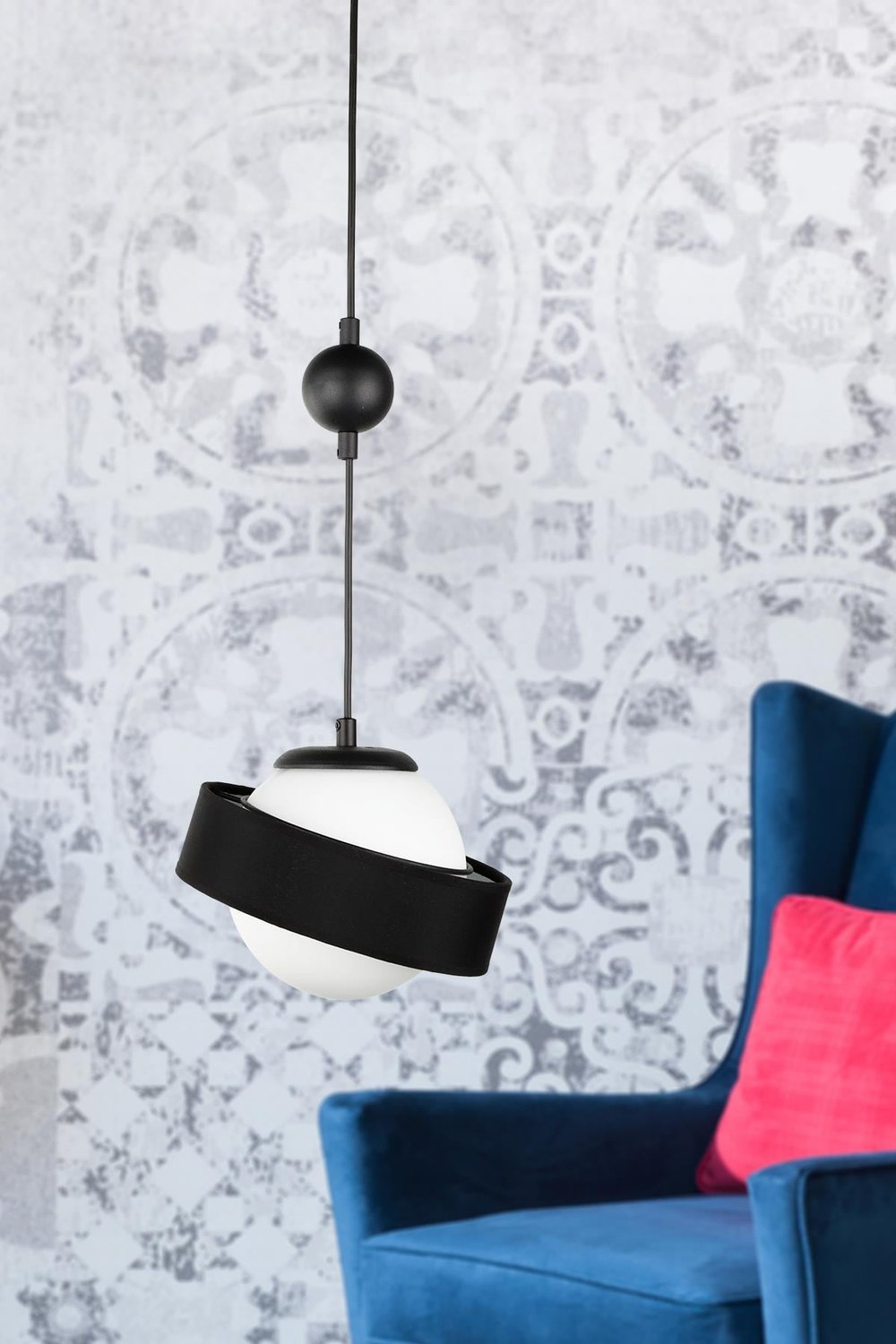 Gezegen Tekli Avize Siyah Siyah Şapka