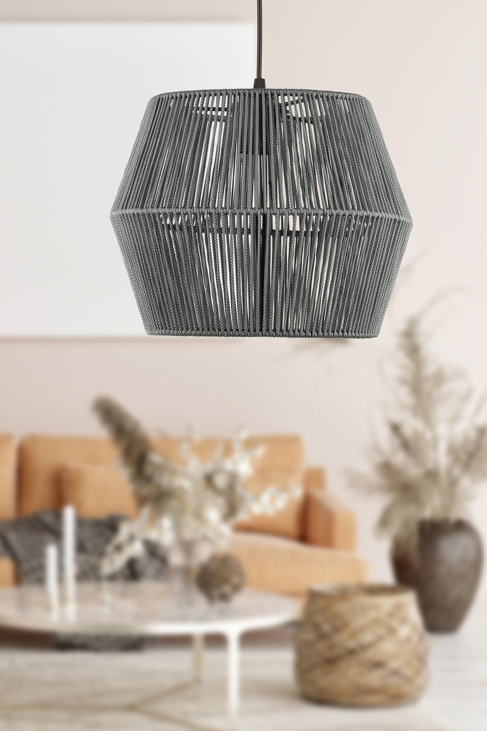 Modeno Tekli Avize Füme 30 Cm