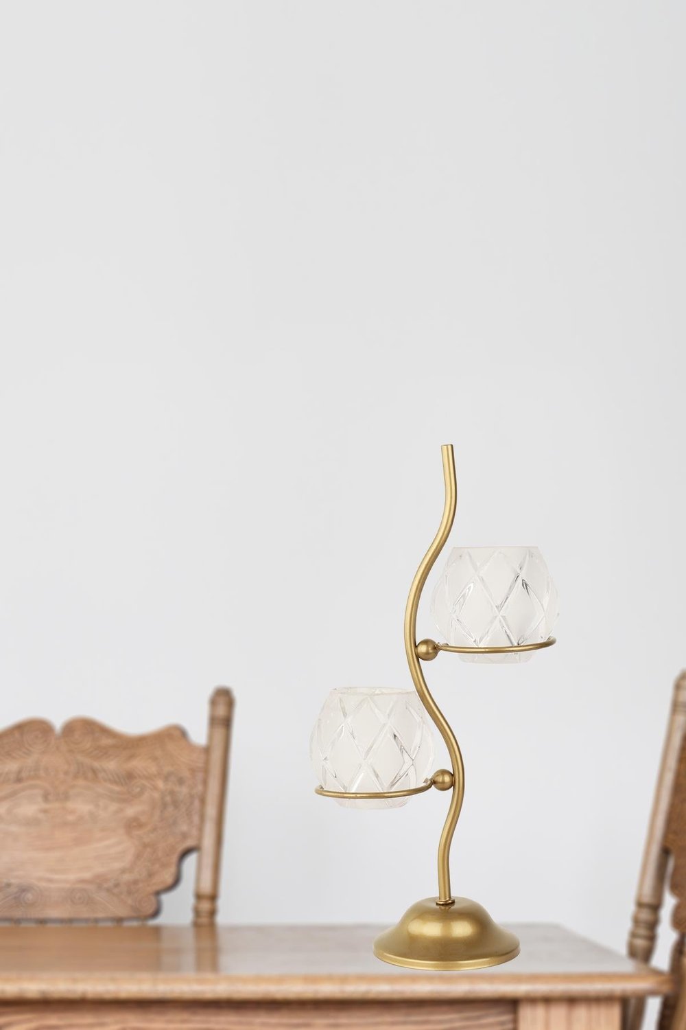 Solis 2.li Camlı Tealight Mumluk Eskitme