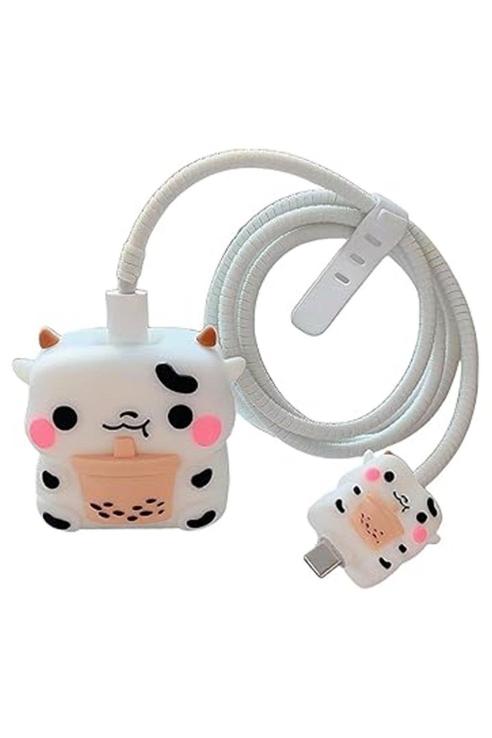 APPLE KARAKTER ŞARJ KORUYUCULARINEWFACEKRKTR07Apple 20W Karakter Şarj Aleti Koruyucu Kılıf - Desen 7