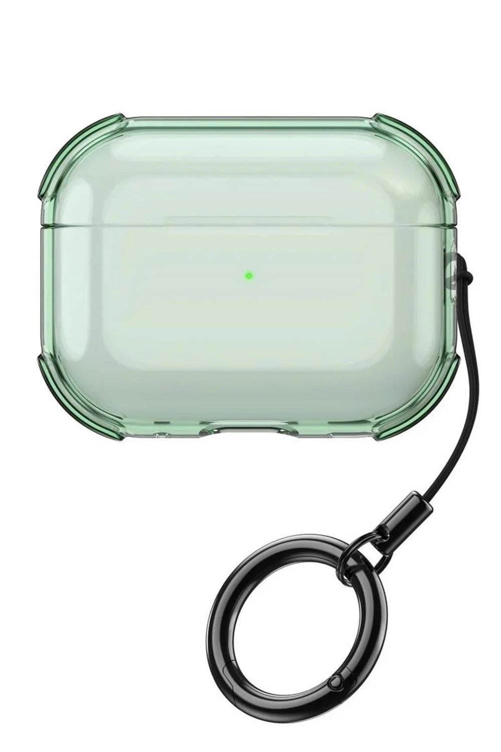 Apple AirPods Pro 3 (3. Nesil) Showy Parlak Darbeye Dayanıklı Koruma Kılıfı – Yeşil