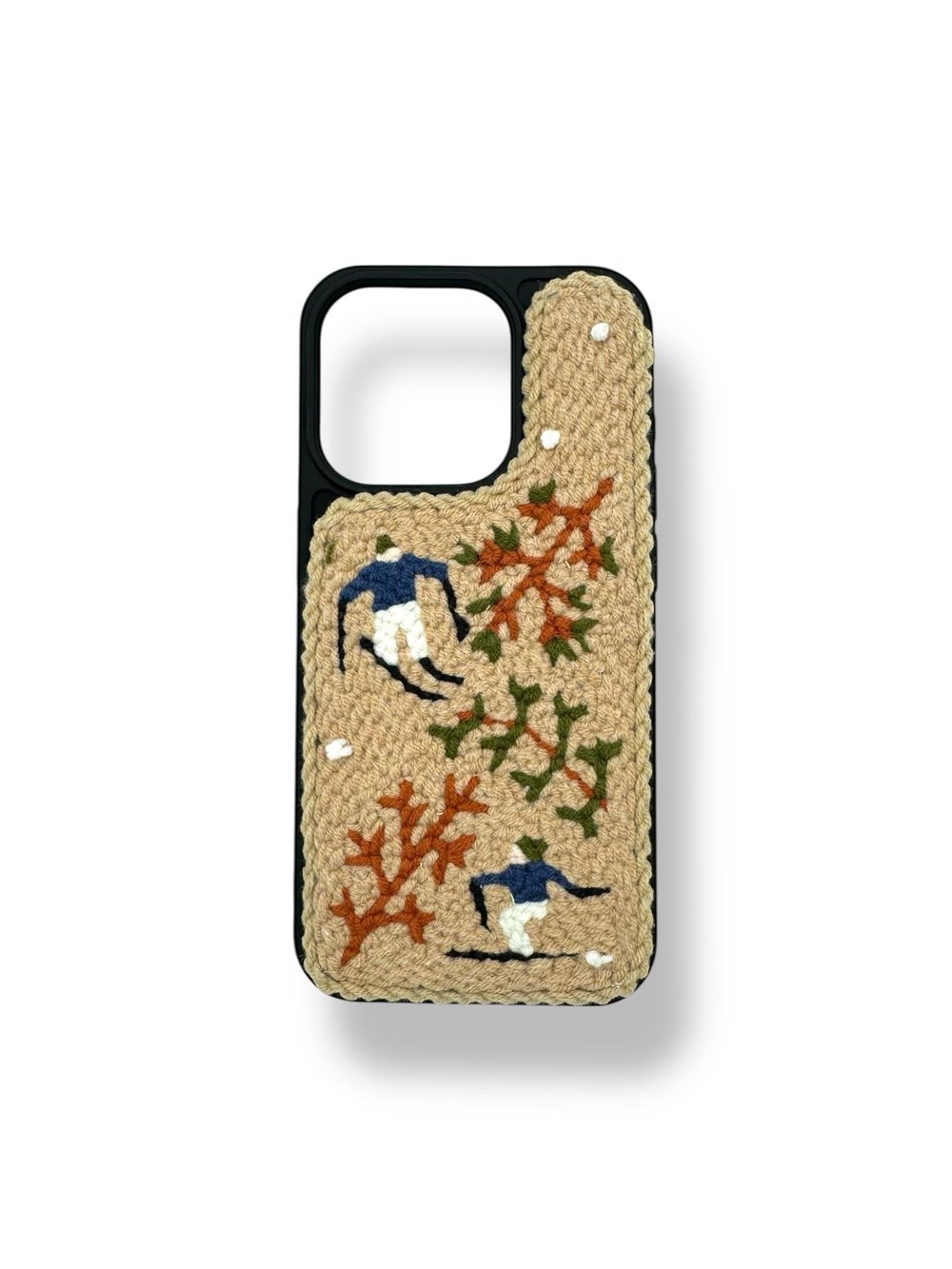 PUNCH İŞLEMELİ KILIFLARDIVERSECASEPNCH187Apple Iphone 13 / Iphone 14 Punch İşlemeli Kılıf - Retro Kayak Desenli