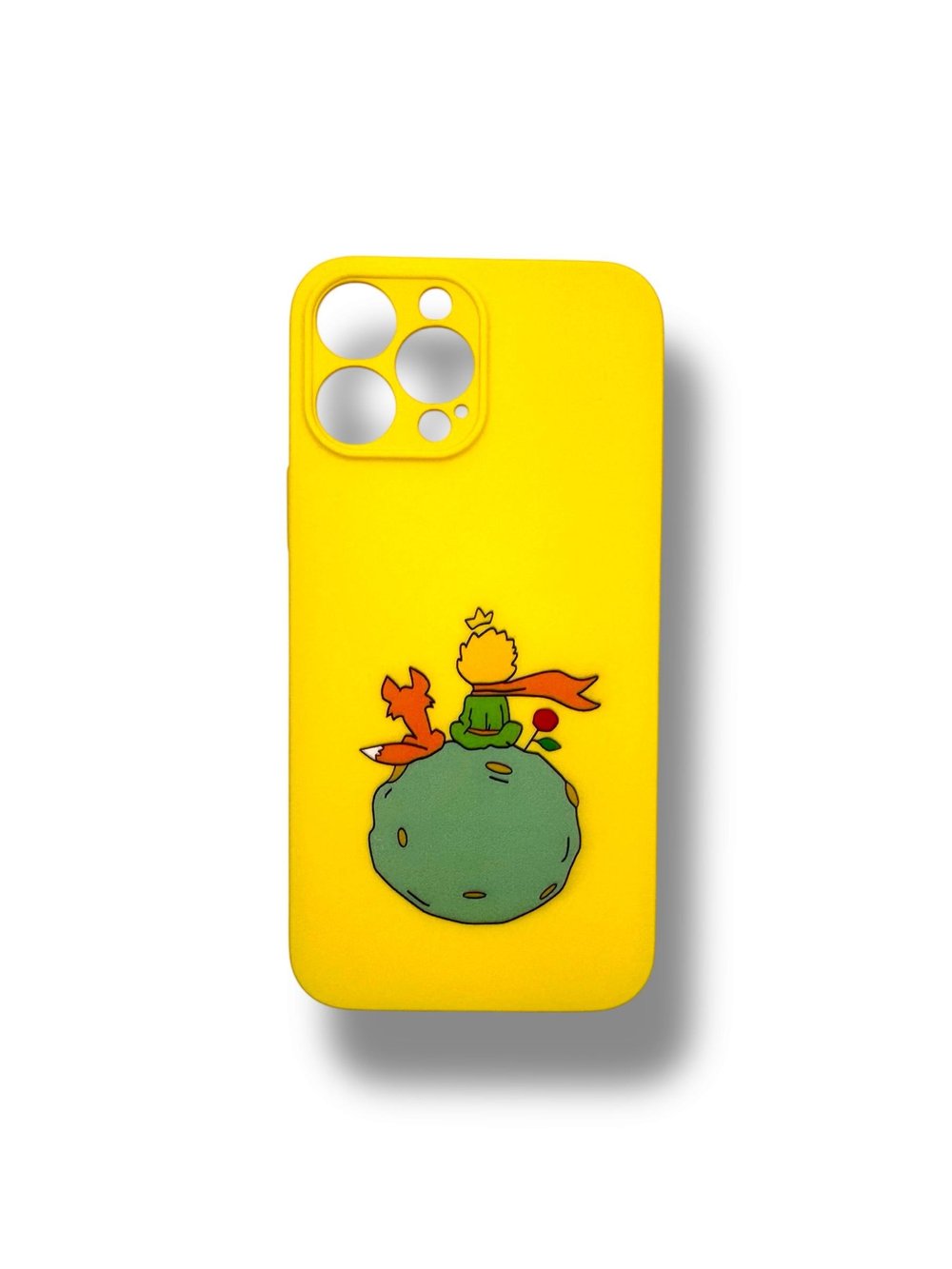 SİLİKON BASKI KILIFLARDIVERSECASESLKN40Apple Iphone 13 Pro Max Silikon Küçük Prens Baskı Kılıf - Sarı