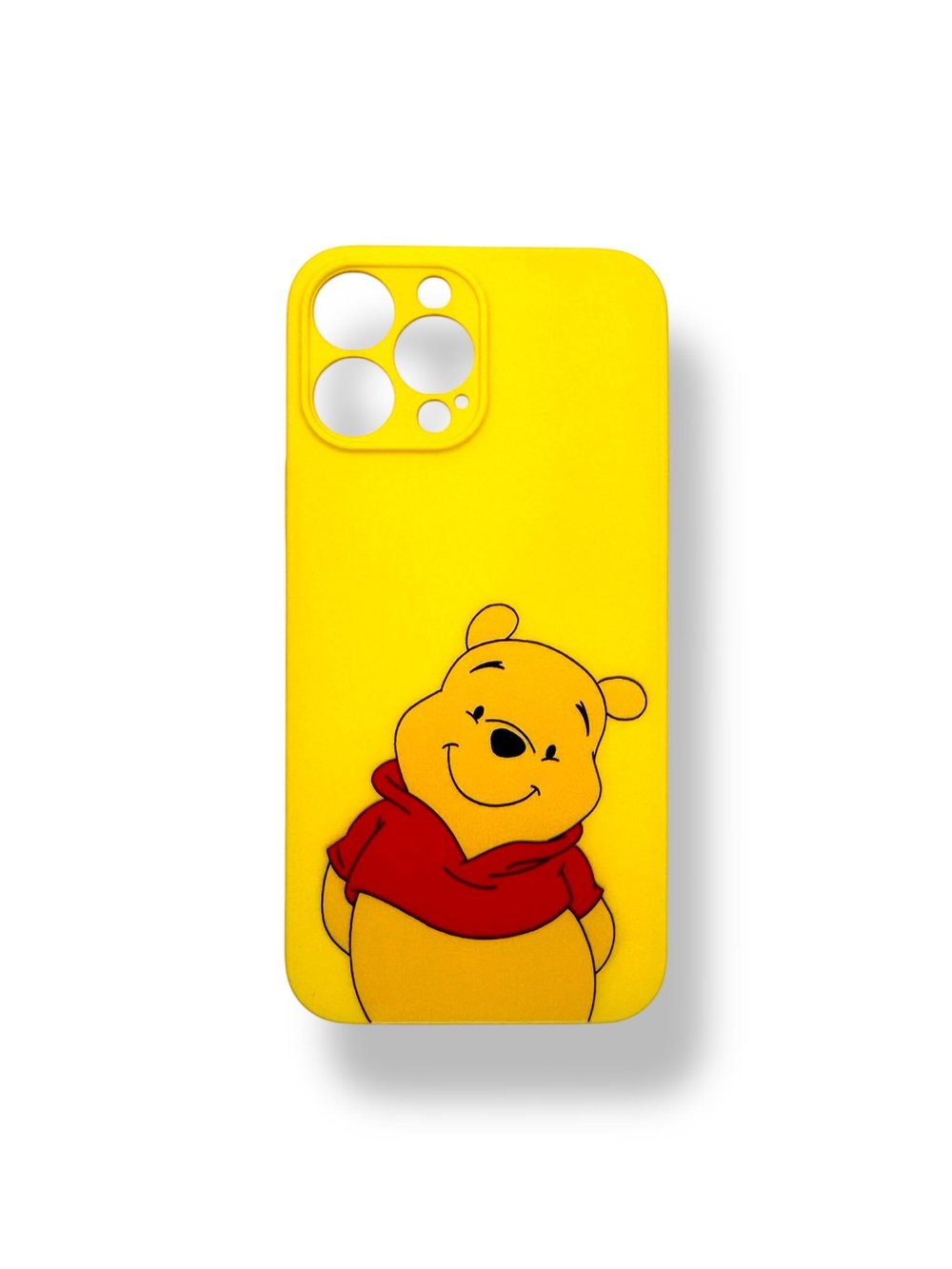 SİLİKON BASKI KILIFLARDIVERSECASESLKN37Apple Iphone 13 Pro Max Silikon Winnie The Pooh Baskı Kılıf - Sarı