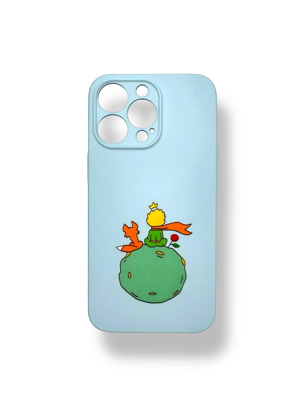 SİLİKON BASKI KILIFLARDIVERSECASESLKN34Apple Iphone 13 Pro Silikon Küçük Prens Baskı Kılıf - Buz Mavisi