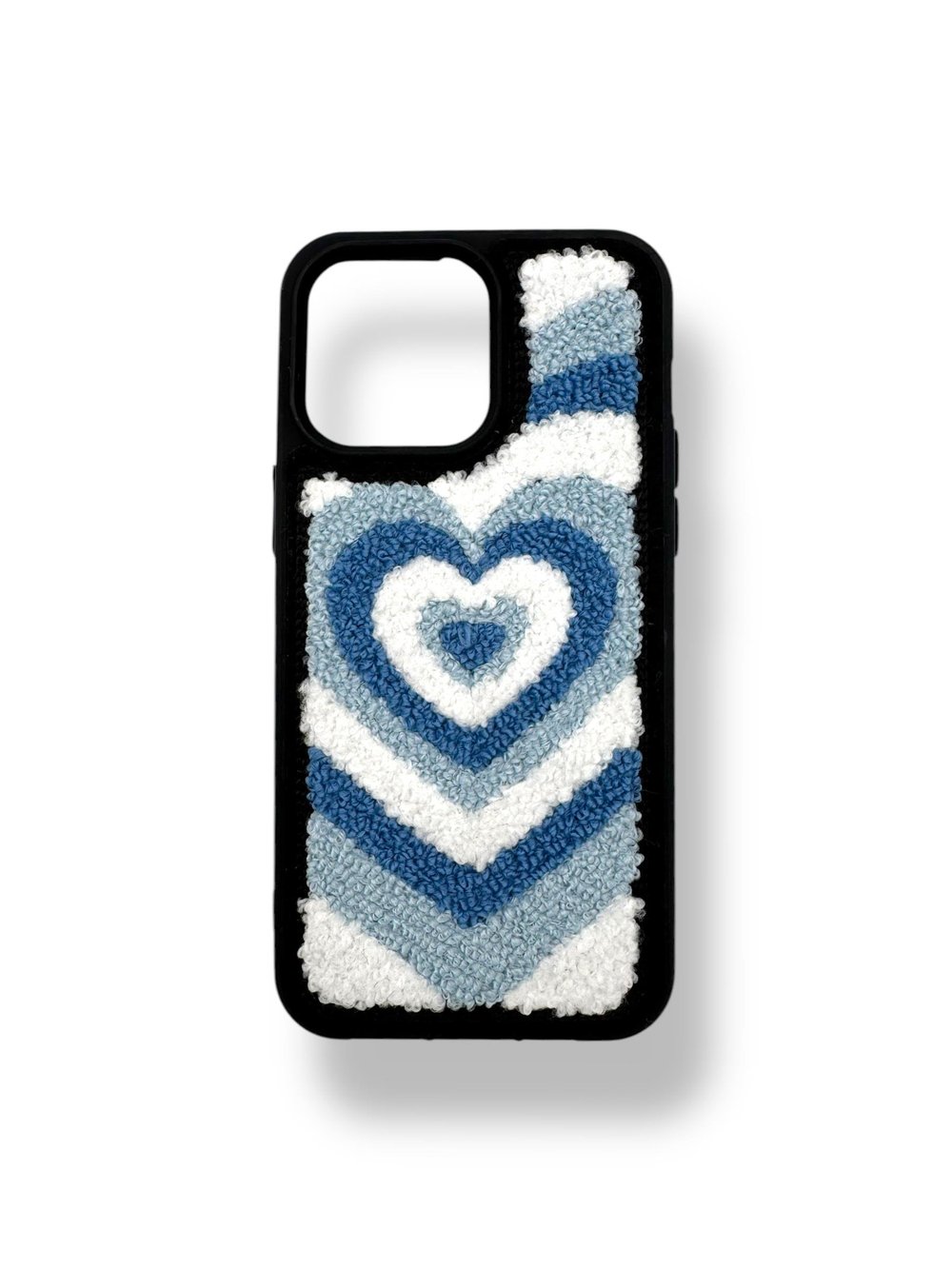 PUNCH İŞLEMELİ KILIFLARDIVERSECASEPNCH24Apple Iphone 14 İşlemeli Kılıf - Mavi Kalpli Desen