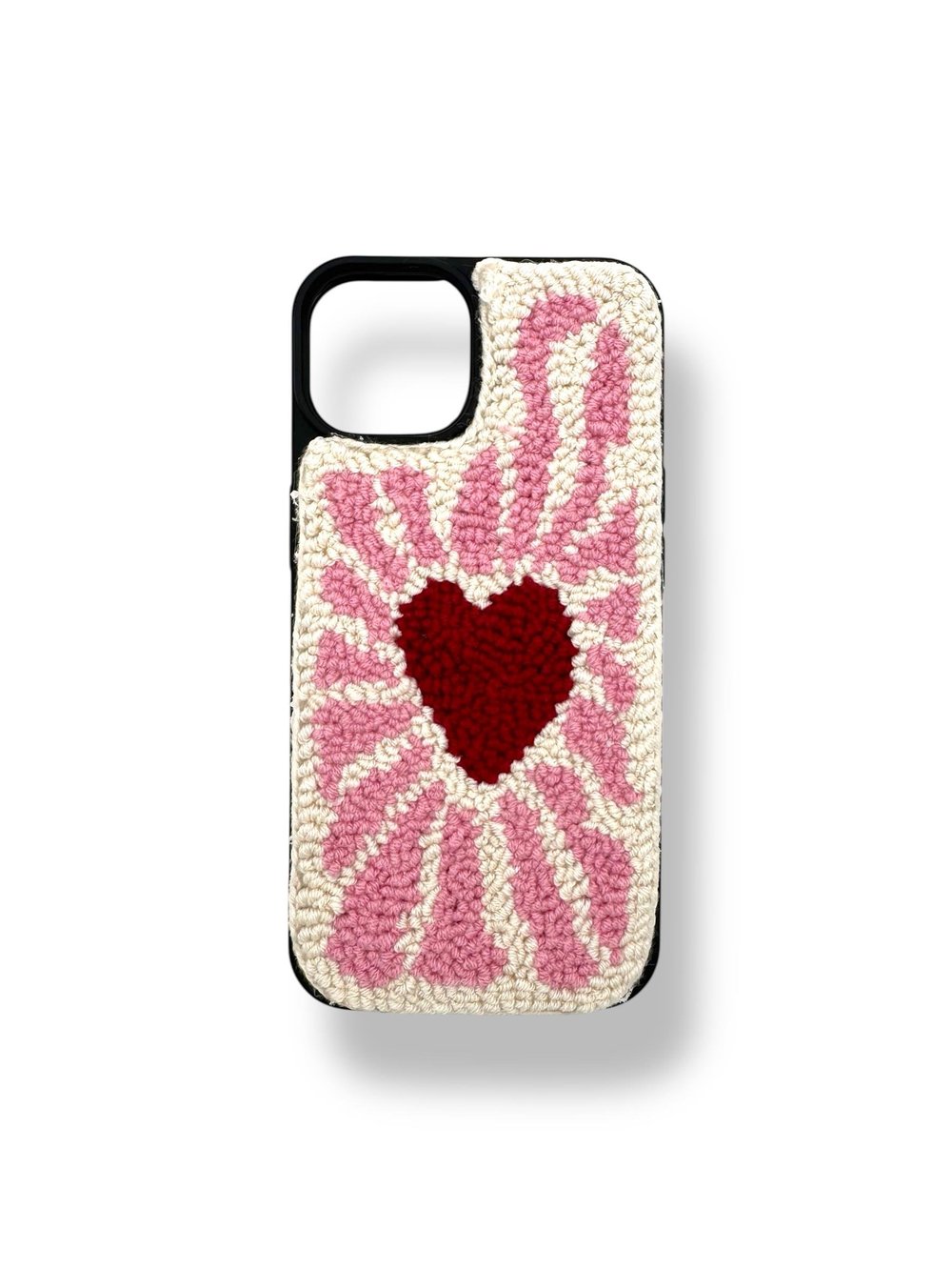 PUNCH İŞLEMELİ KILIFLARDIVERSECASEPNCH68Apple Iphone 14 Pro İşlemeli Kılıf - Kalp Desenli