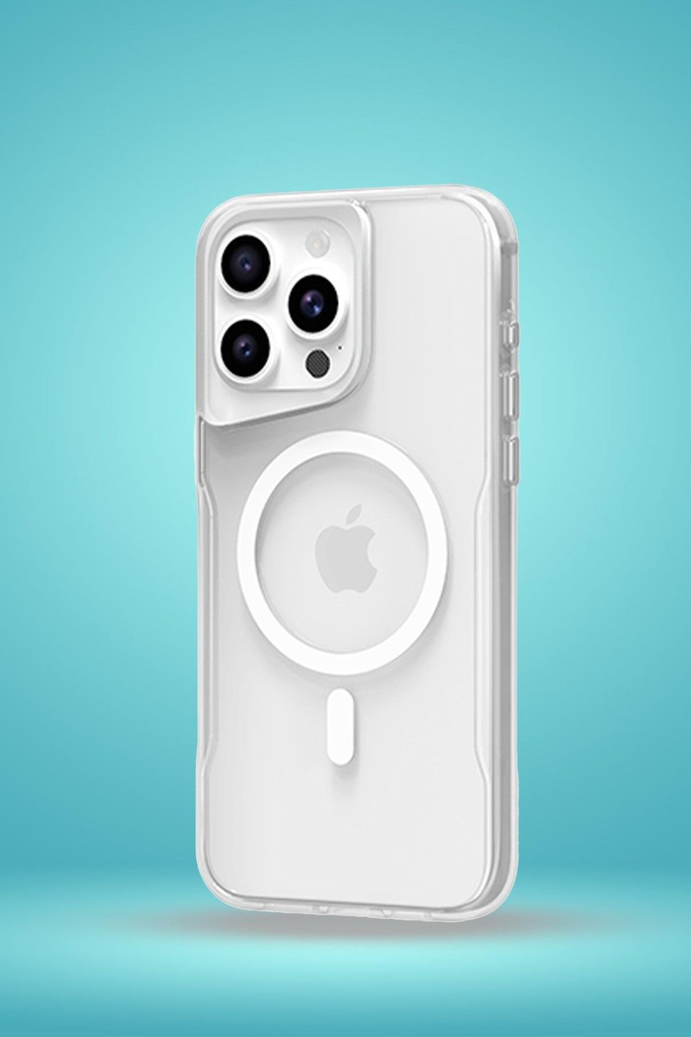 Apple iPhone 14 Pro Max Kılıf PC Poso Magsafe Kılıf - Şeffaf