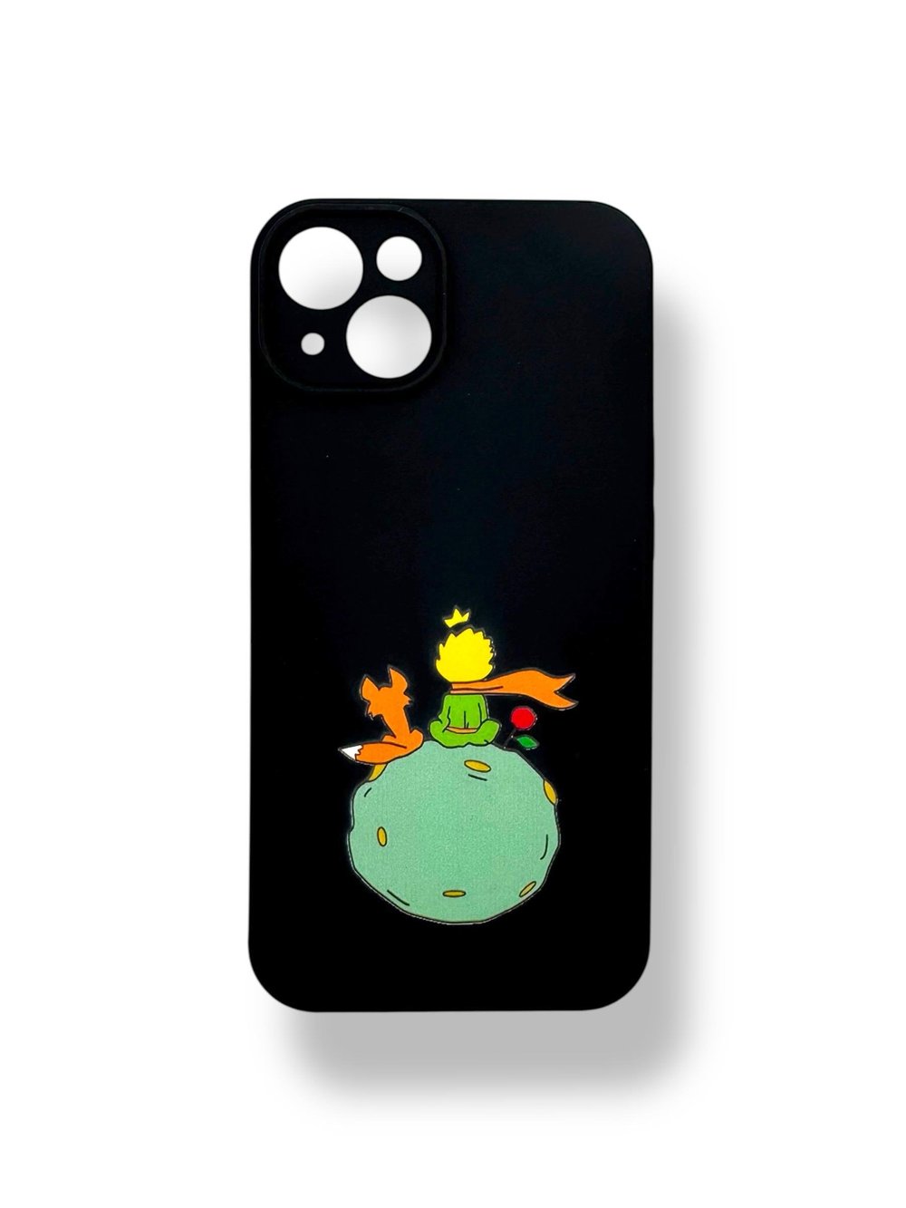 SİLİKON BASKI KILIFLARDIVERSECASESLKN01Apple Iphone 14 Silikon Küçük Prens Baskı Kılıf - Siyah