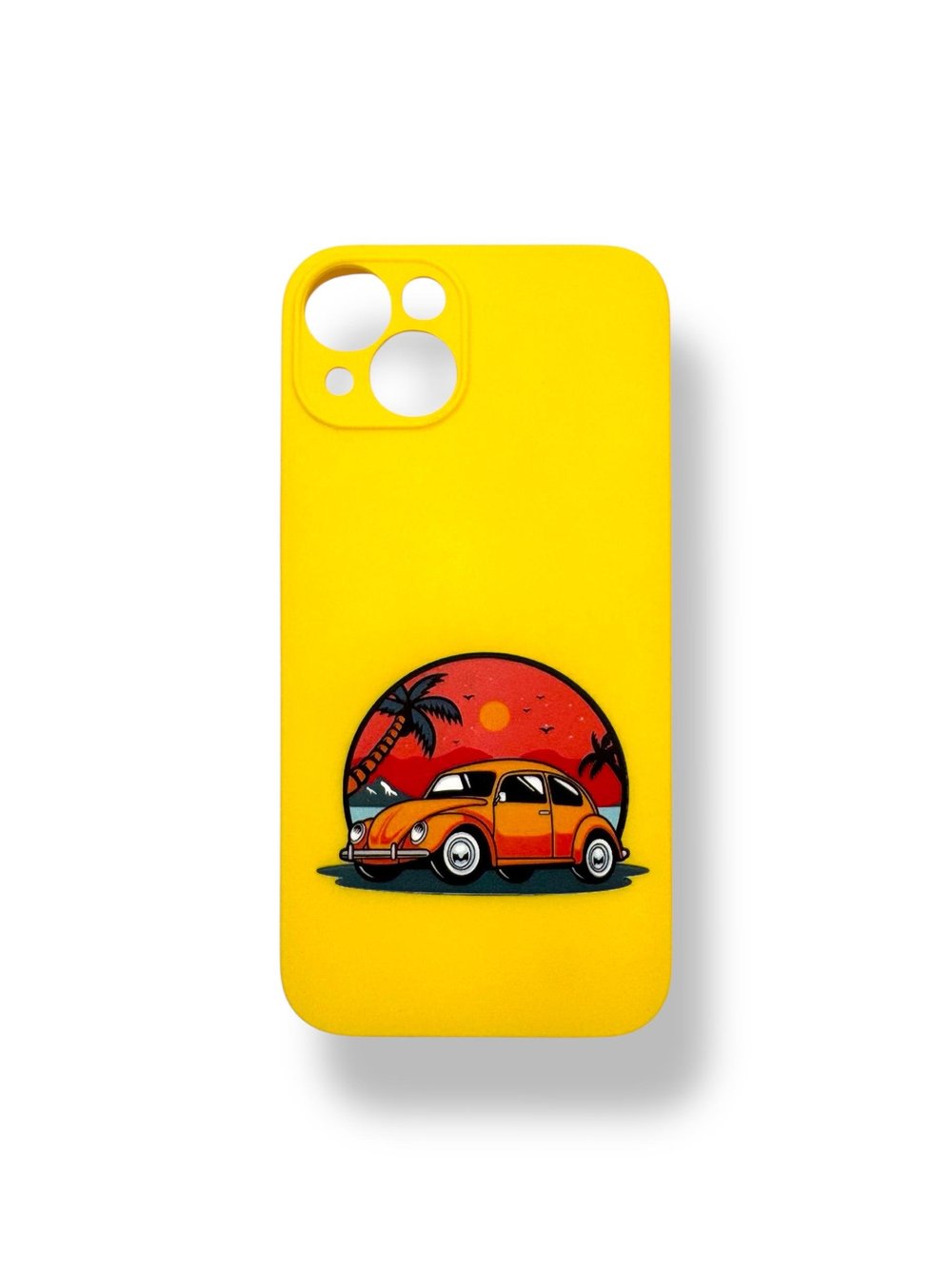 SİLİKON BASKI KILIFLARDIVERSECASESLKN16Apple Iphone 14 Silikon Vosvos Baskı Kılıf - Sarı