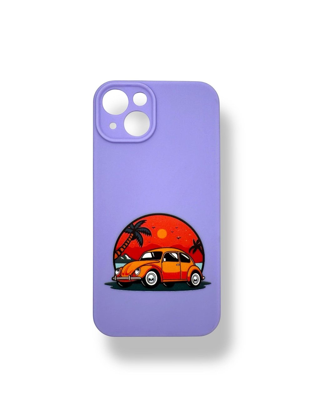 SİLİKON BASKI KILIFLARDIVERSECASESLKN13Apple Iphone 14 Silikon Vosvos Baskı Kılıf - Lila