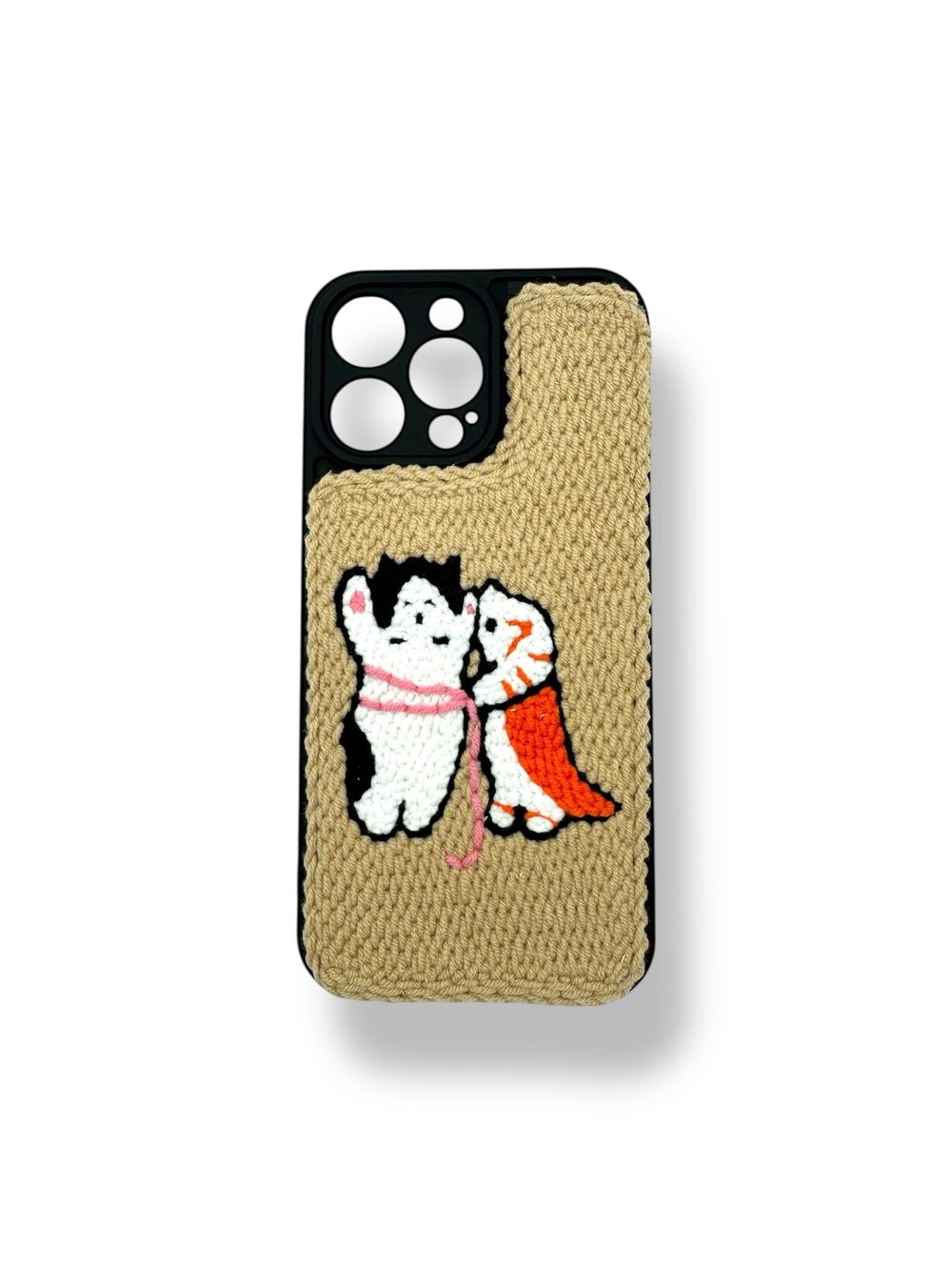 PUNCH İŞLEMELİ KILIFLARDIVERSECASEPNCH205Apple Iphone 16 Pro Punch İşlemeli Kılıf - Chonky Cat Fitness Desenli