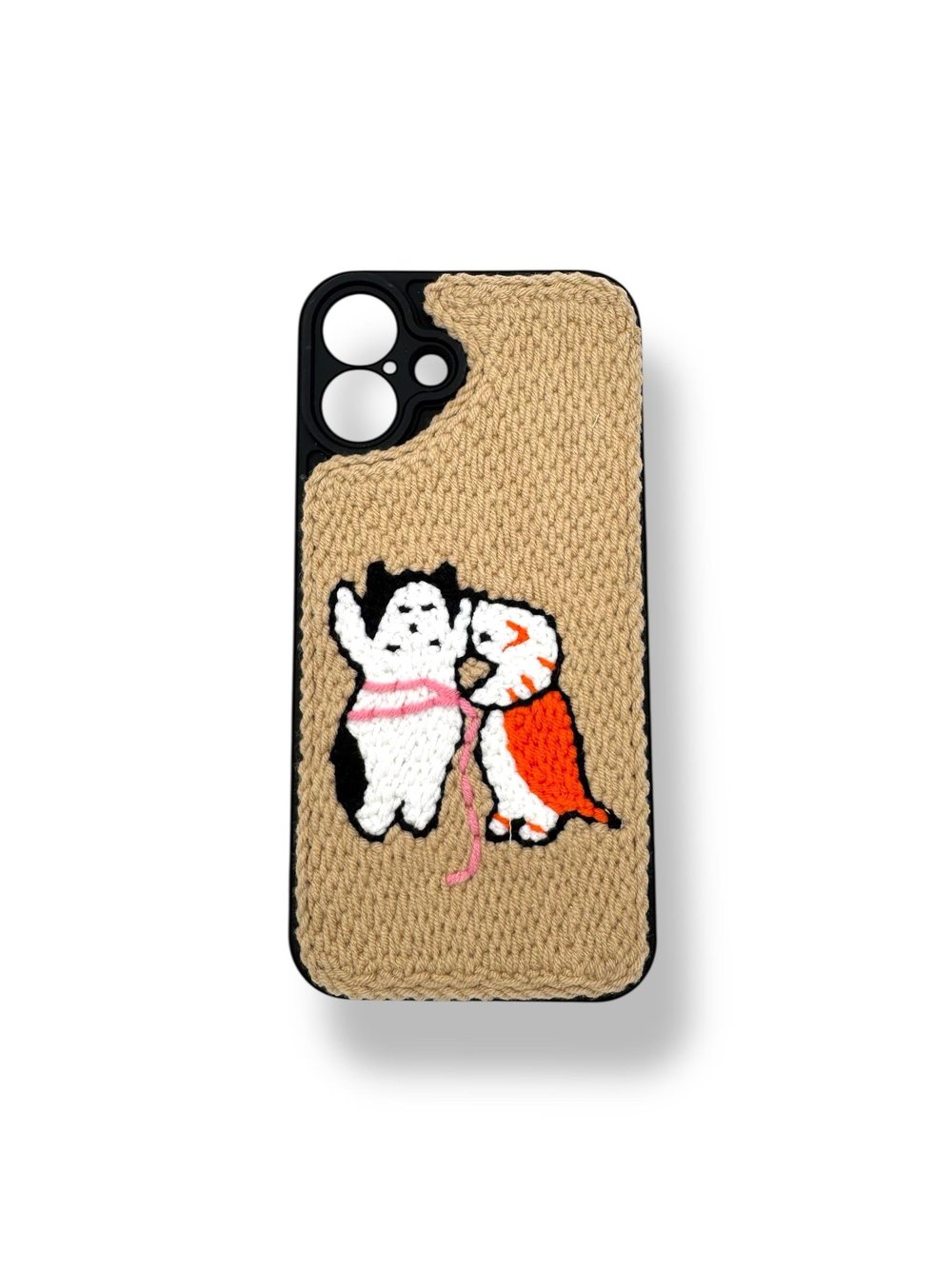 PUNCH İŞLEMELİ KILIFLARDIVERSECASEPNCH204Apple Iphone 16 Punch İşlemeli Kılıf - Chonky Cat Fitness Desenli