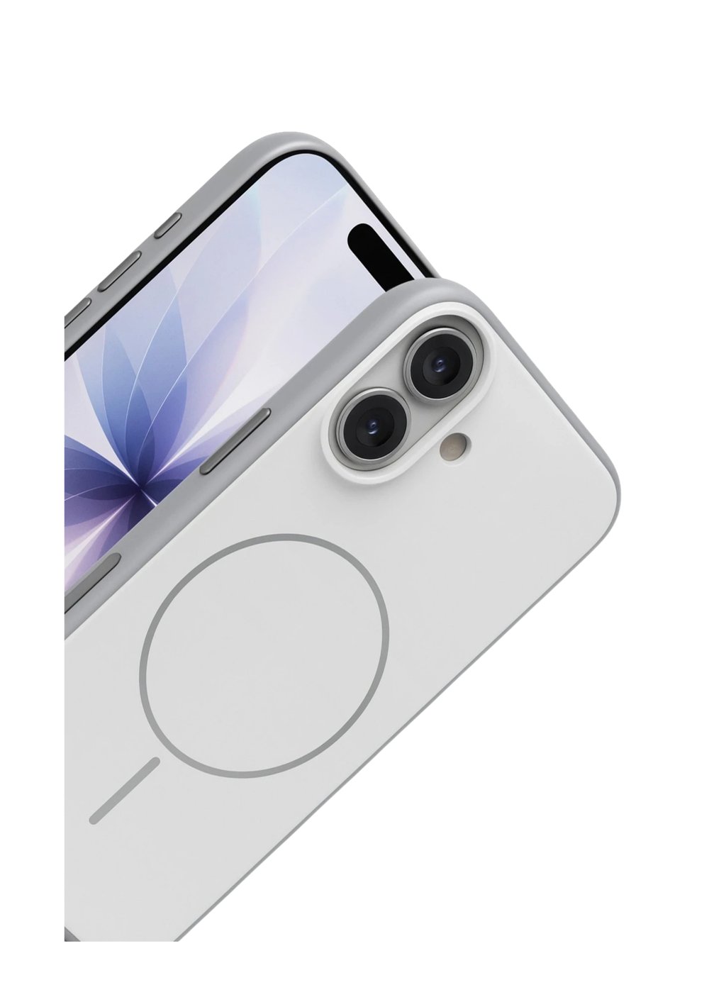 Apple iPhone 17 MagSafe Uyumlu Neva Serisi Telefon Kılıfı – Gri