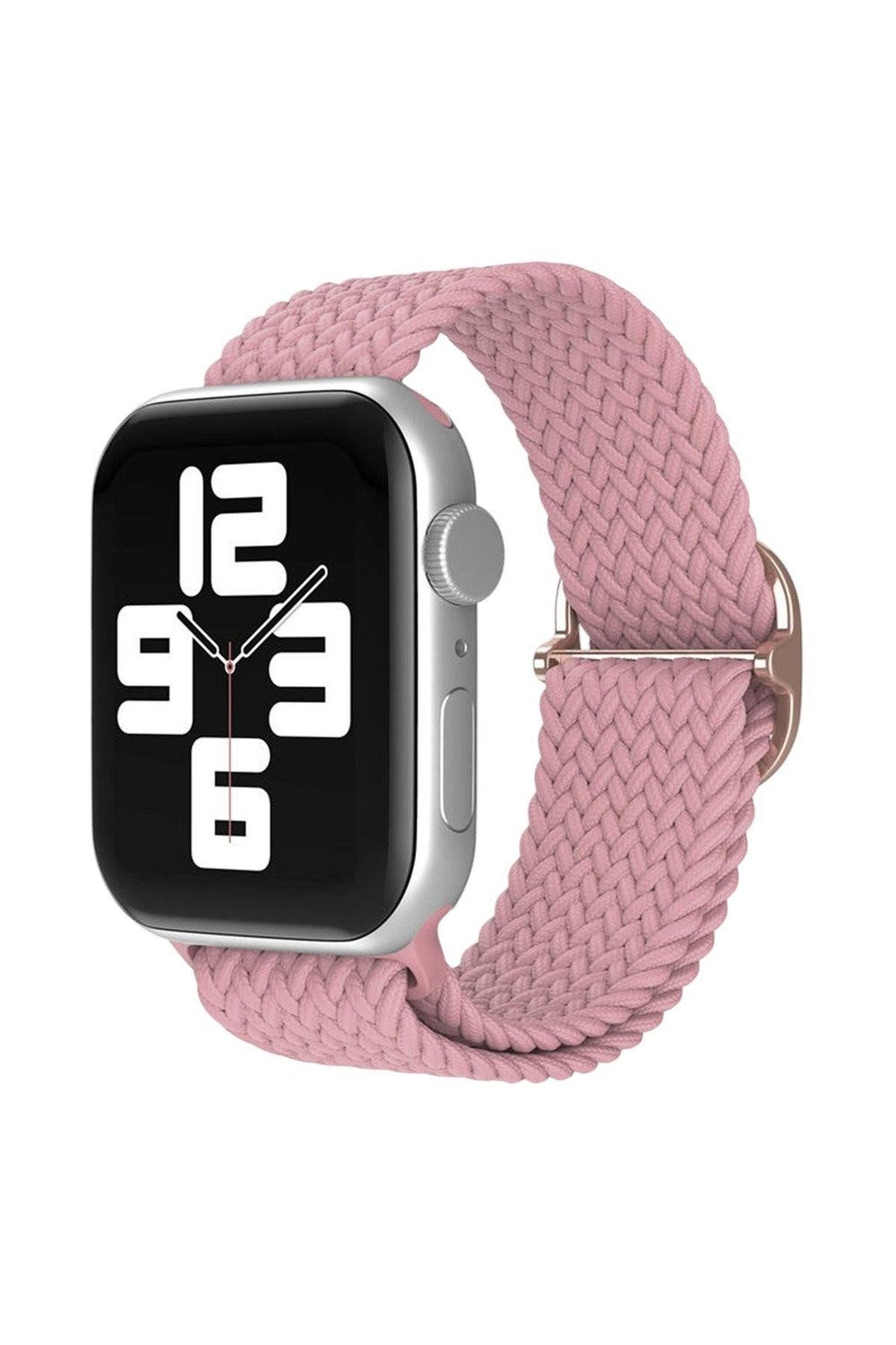 ÖRGÜ KORDONLARNEWFACEÖRG01 Apple Watch 38mm/40mm/41mm Star Kordon - Pudra Pembe