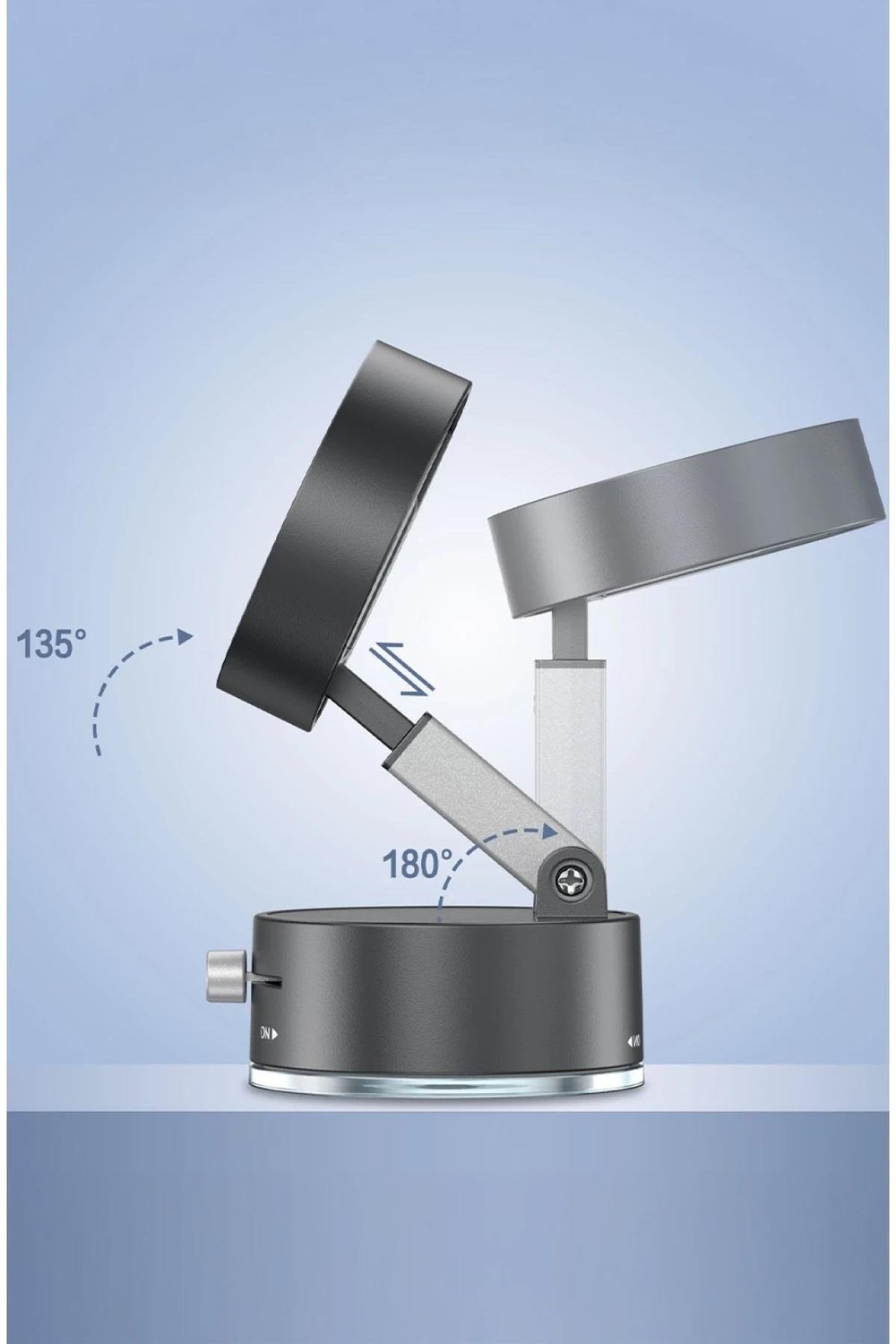 Earldom EH315 Ayarlanabilir Katlanabilir Manyetik Magsafe Telefon Tutucu - Siyah