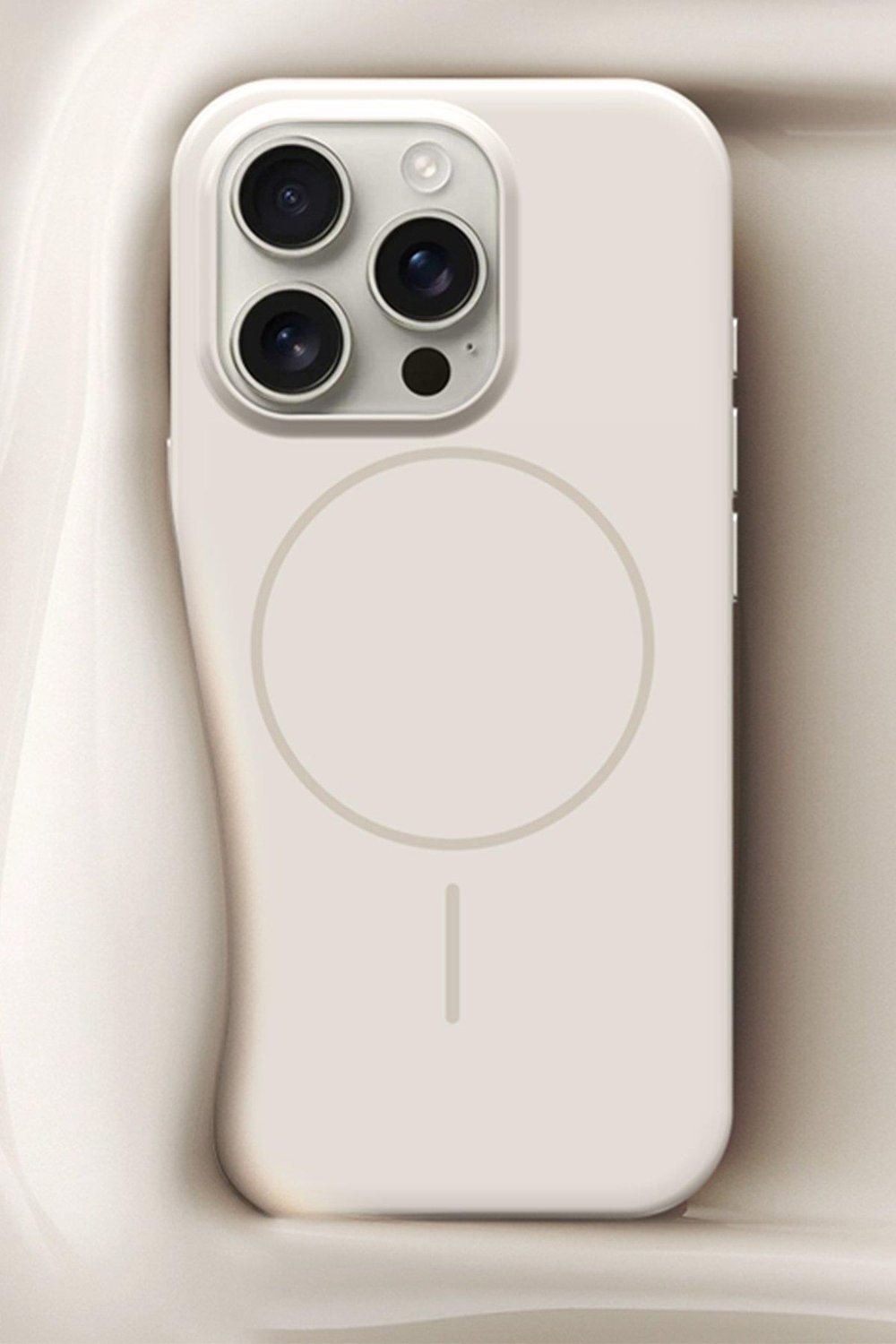 HDD Apple iPhone 16 Pro HBC-300 Beat Magsafe Kılıf - Beyaz